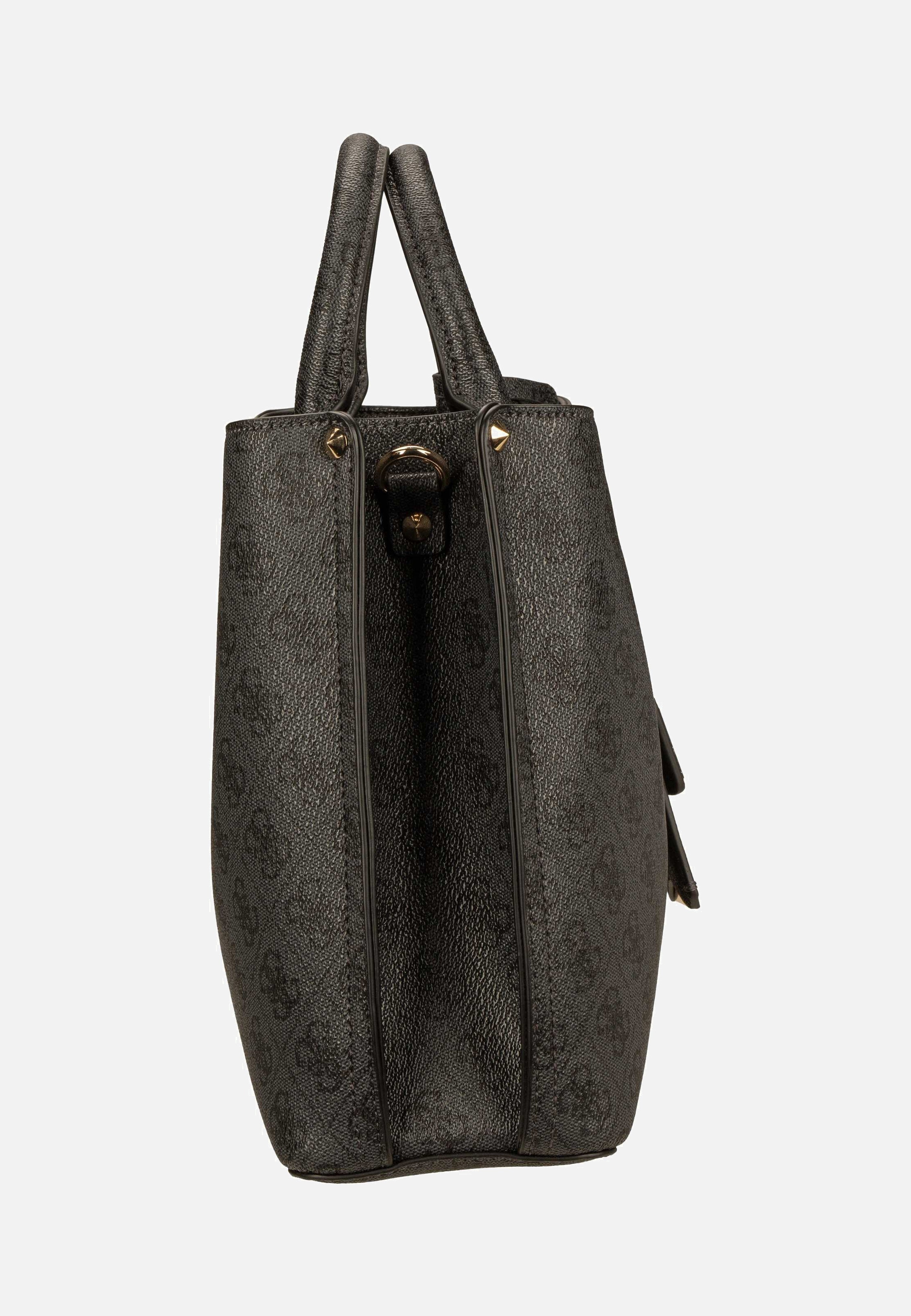 Guess - Meridian II Girlfriend SAT 74060 Logo Coal - Satchel | Women-Image