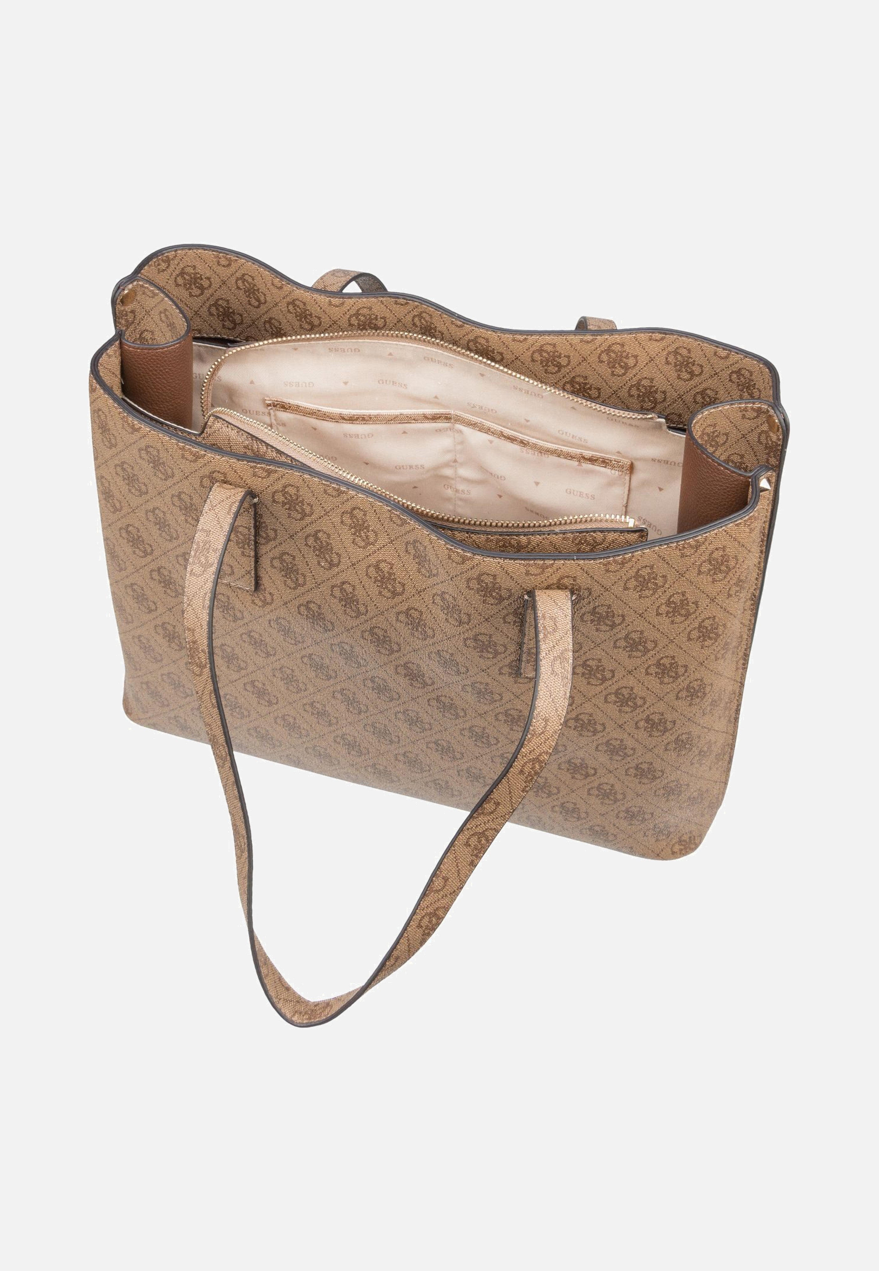 Guess - Meridian II Girlfriend TO 74230 Logo Latte - Shopper | Women-Image