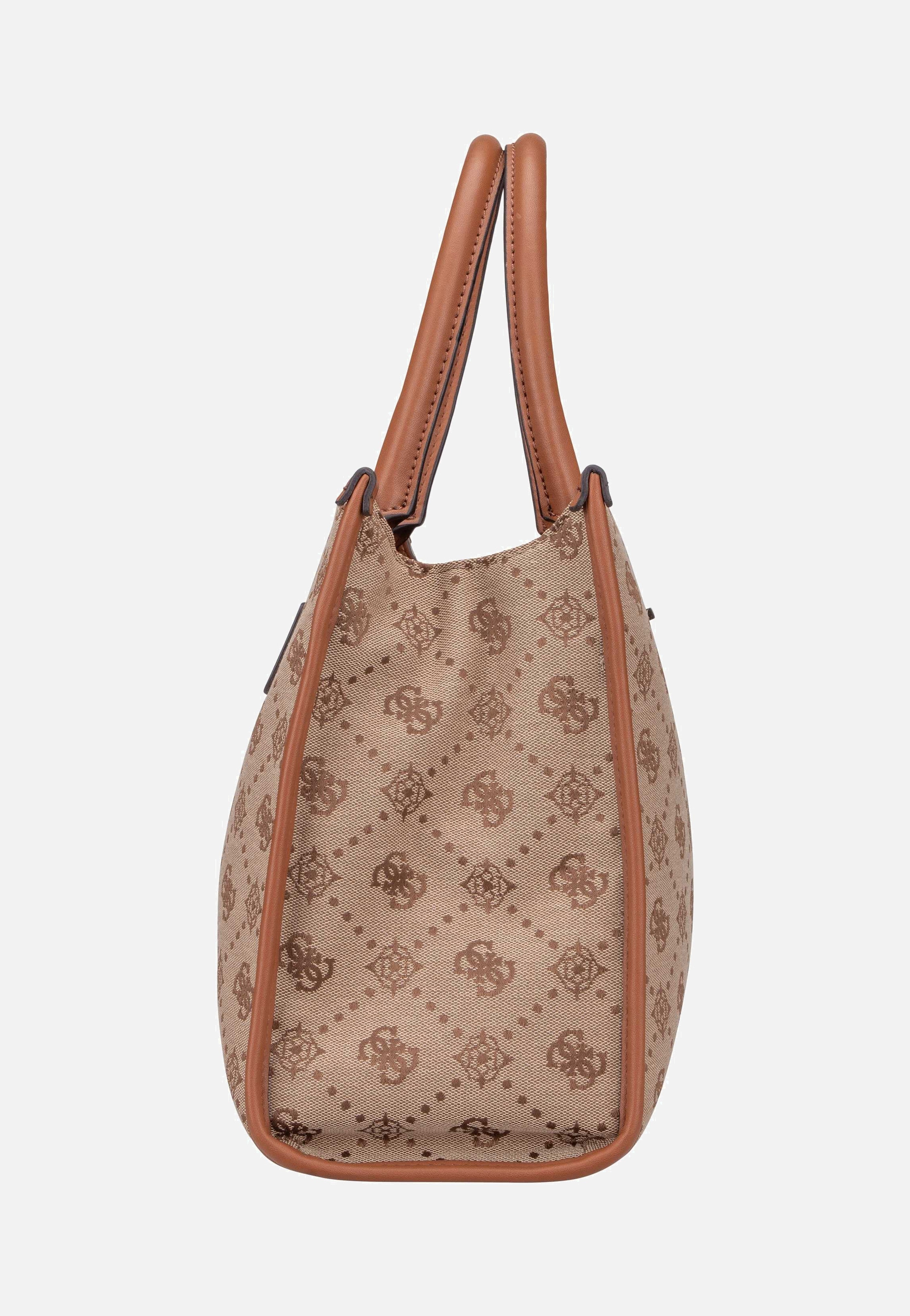 Guess - Neda 2 Comp TO 54220 Logo Latte - Handle Bag | Women-Image