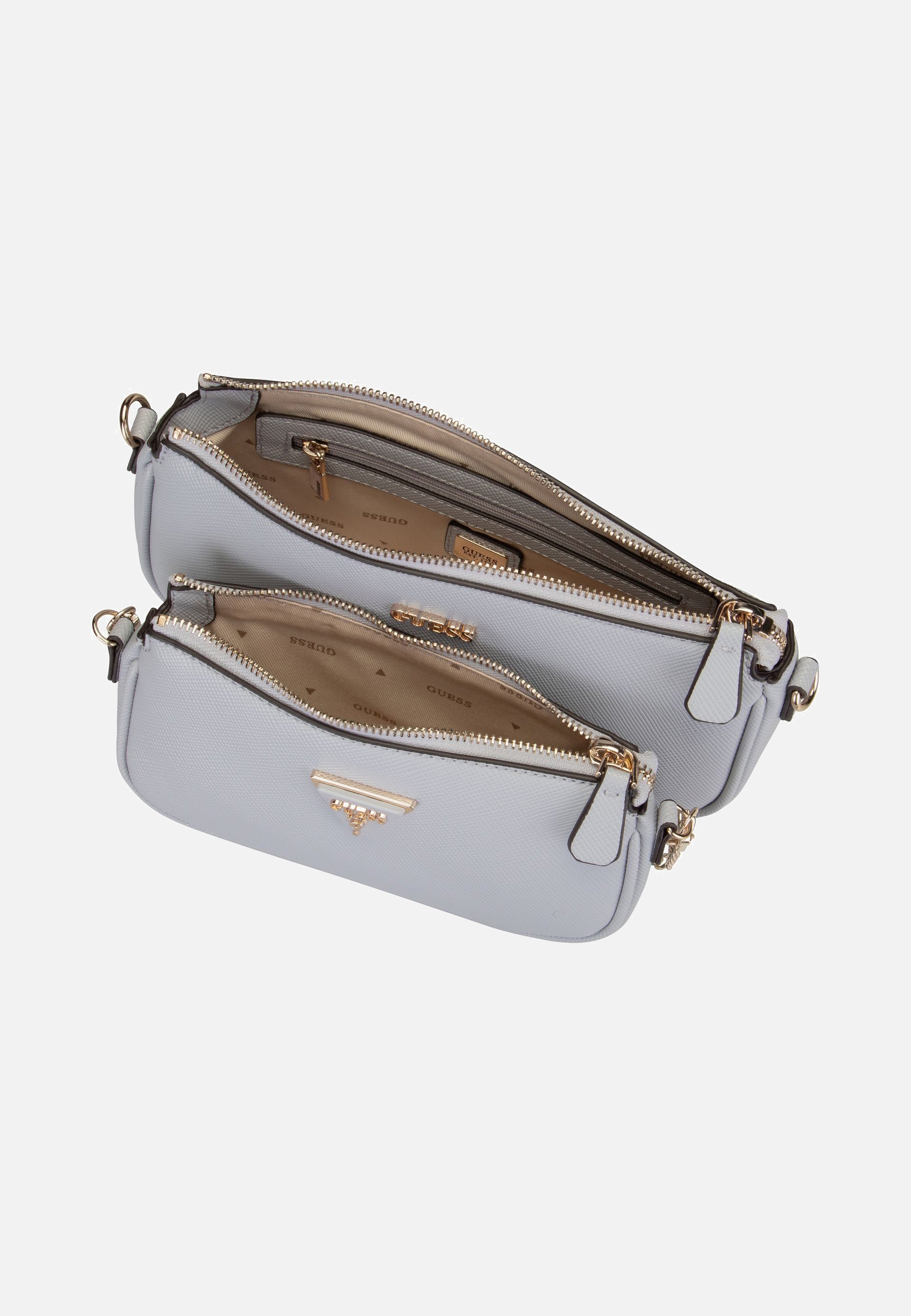 Guess - Noelle Double Pouch ZG Lavendar Grey - Crossbody Bag | Women-Image