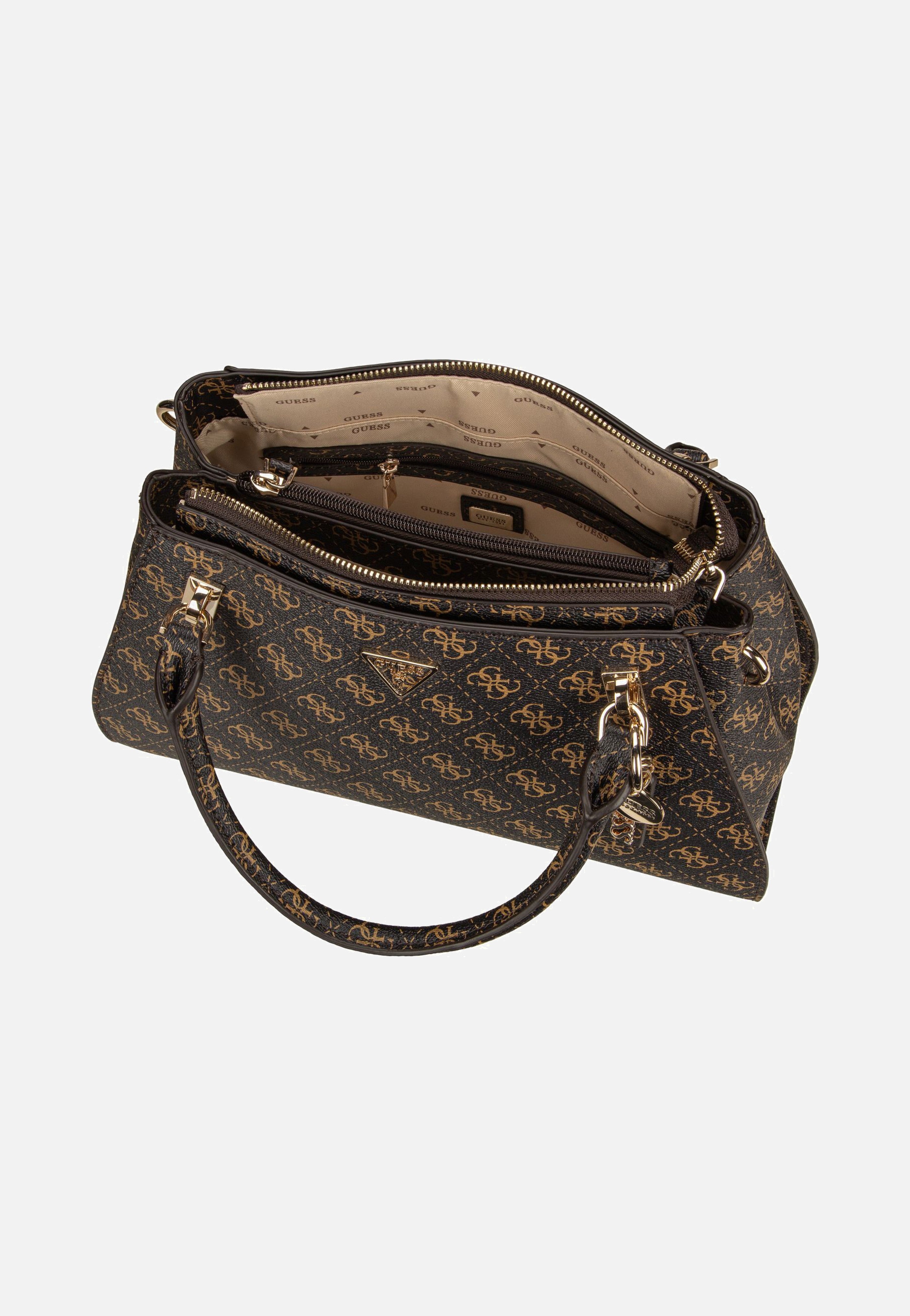 Guess - Noelle II Luxury SAT 72070 Logo Brown - Handle Bag | Women-Image