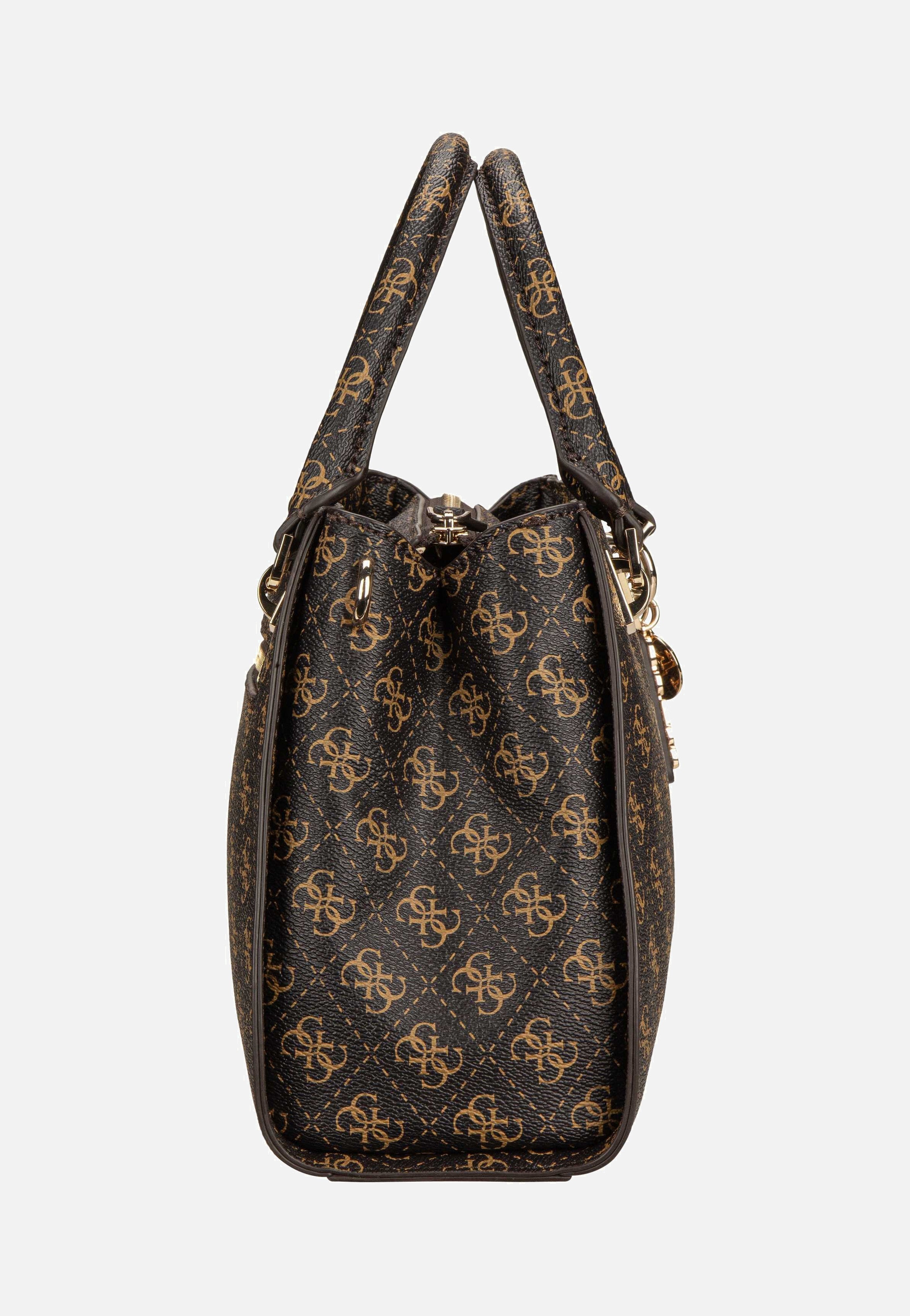 Guess - Noelle II Luxury SAT 72070 Logo Brown - Handle Bag | Women-Image