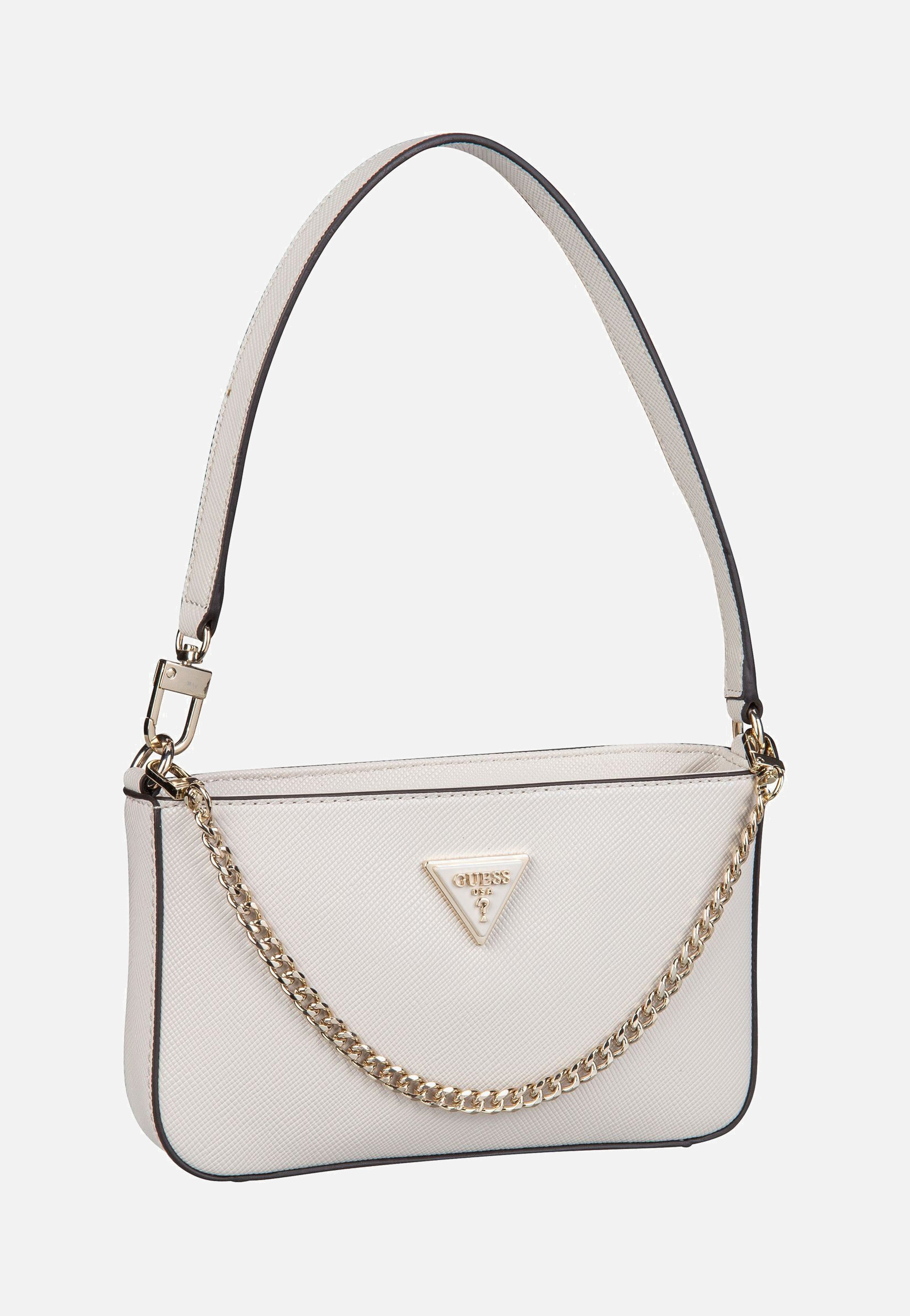 Guess Noelle II Mini Top Zip SHB 72720 Bone Shoulder Bag  