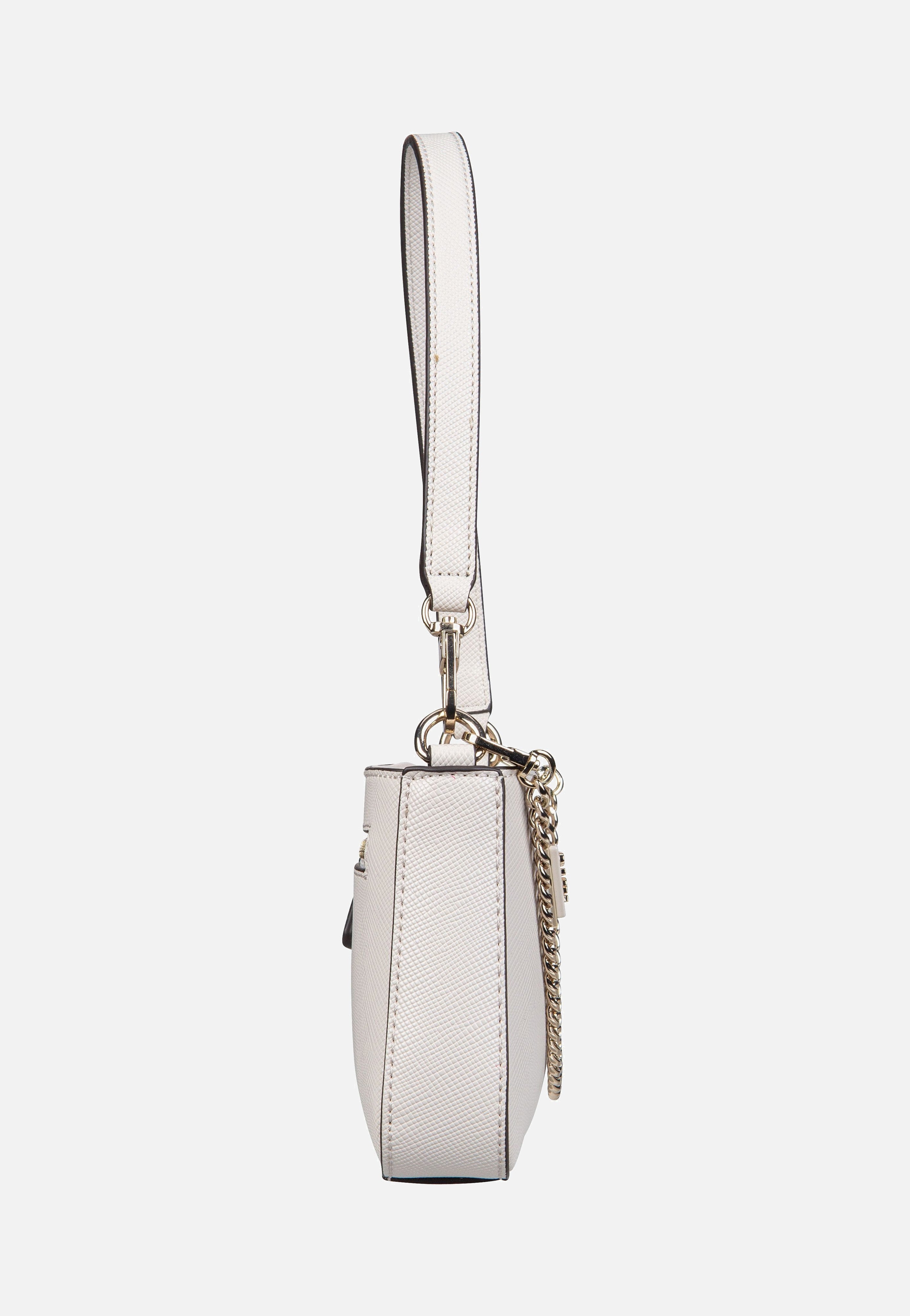 Guess Noelle II Mini Top Zip SHB 72720 Bone Shoulder Bag  