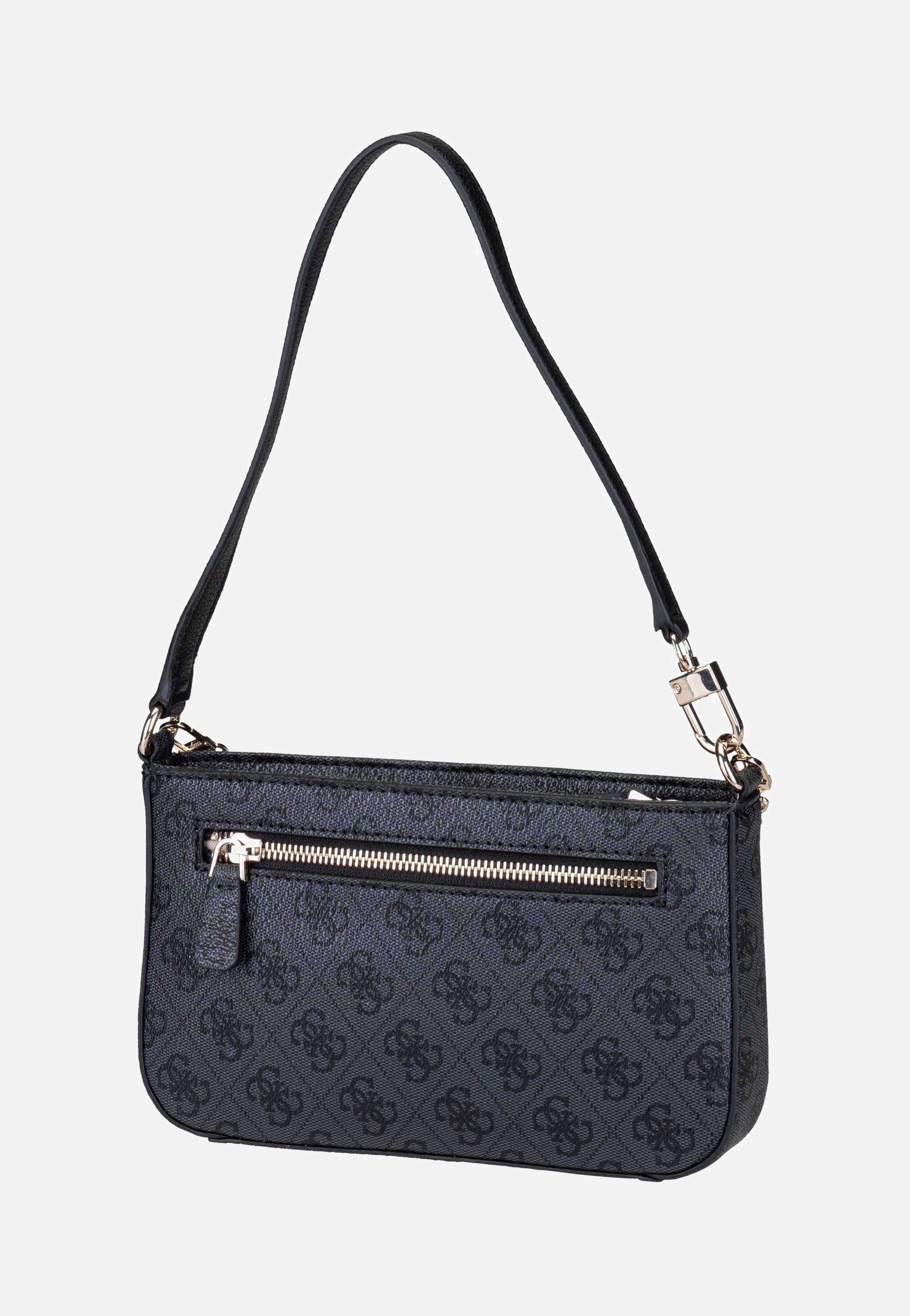 Guess - Noelle II Mini Top Zip SHB 72720 Logo Coal - Shoulder Bag | Women-Image