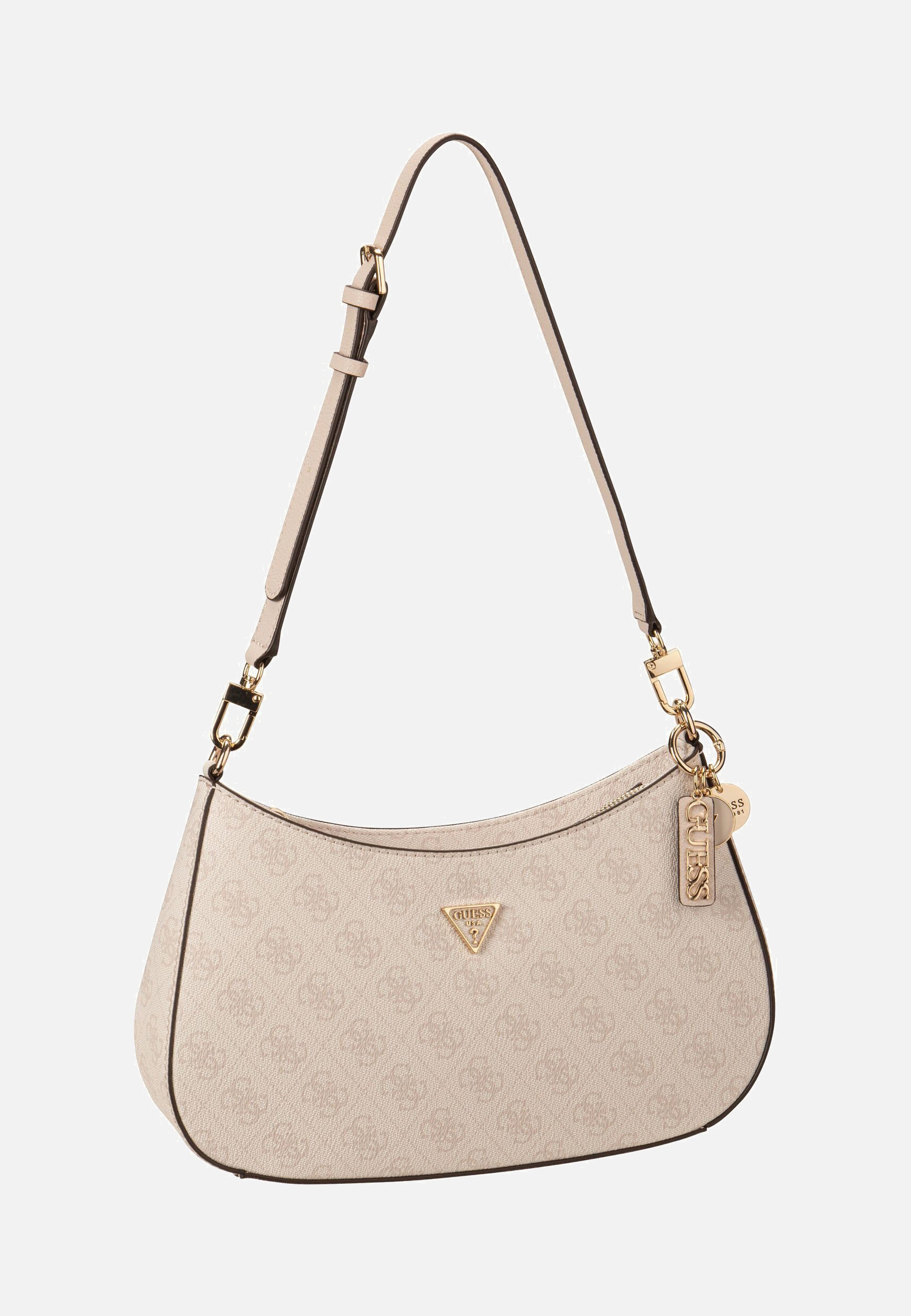 Guess - Noelle II Top Zip SHB 72180 Logo White - Evening Bag | Women-Image