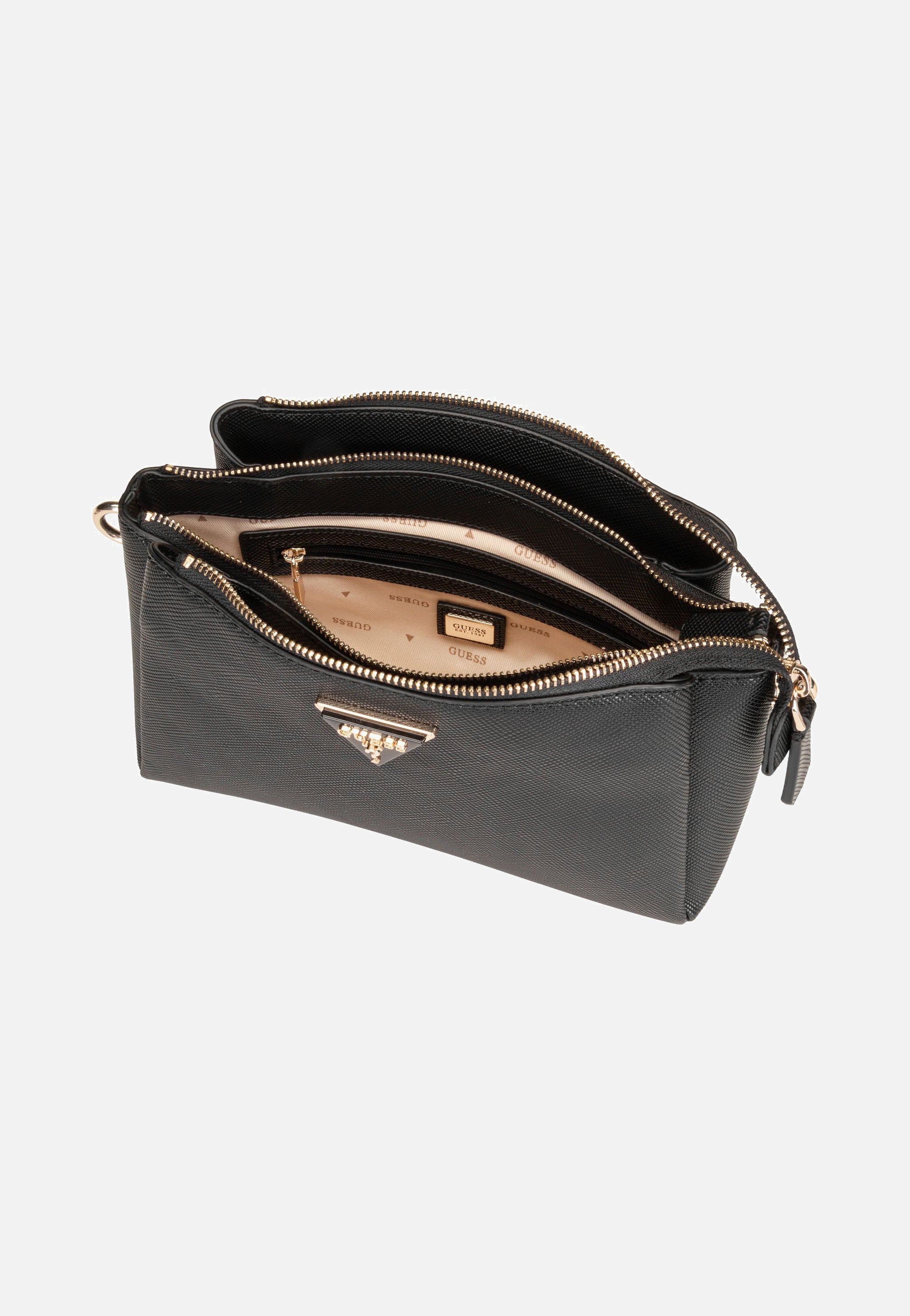 Guess - Noelle II Tri Comp CB 72120 Black - Crossbody Bag | Women-Image