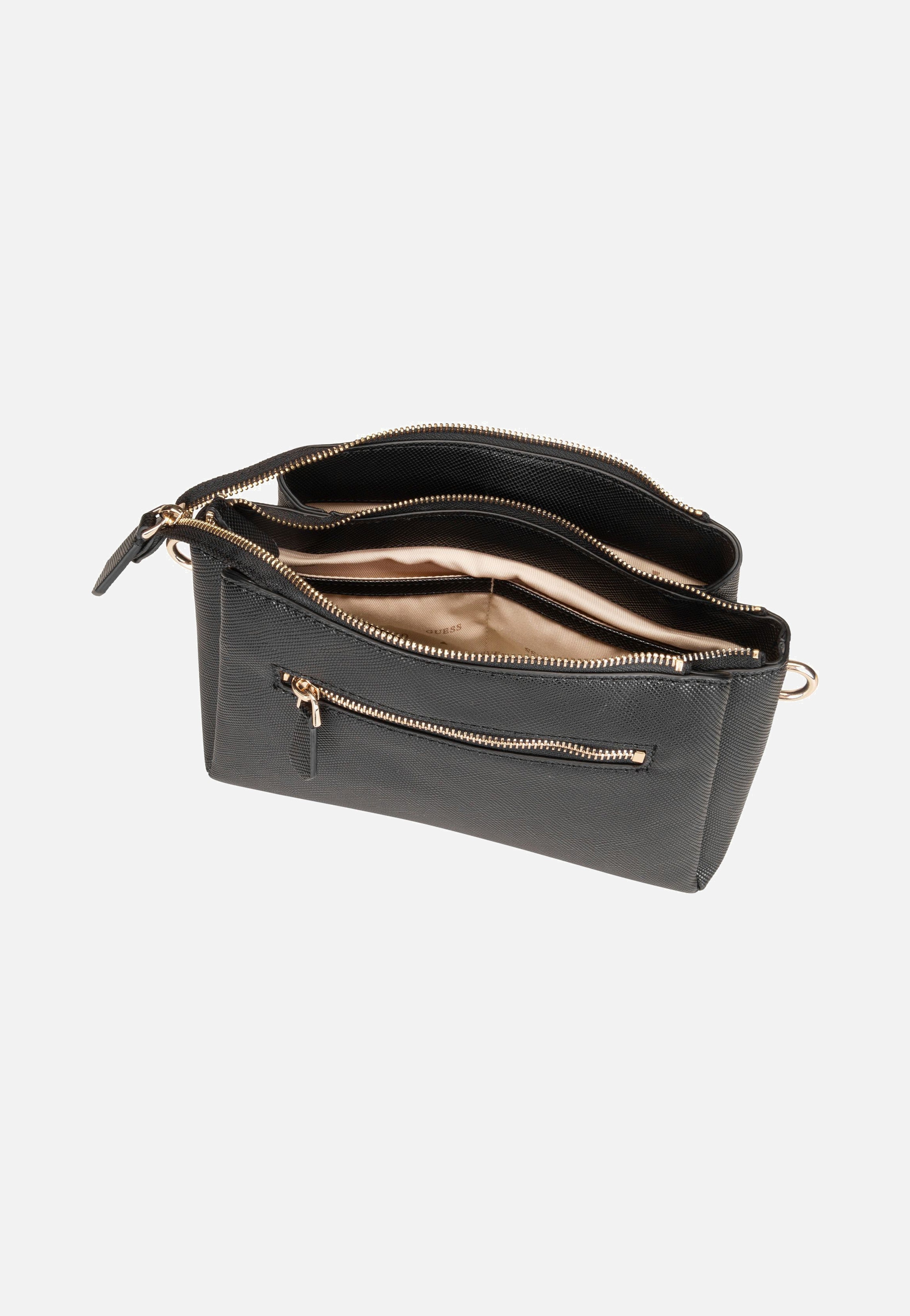 Guess - Noelle II Tri Comp CB 72120 Black - Crossbody Bag | Women-Image