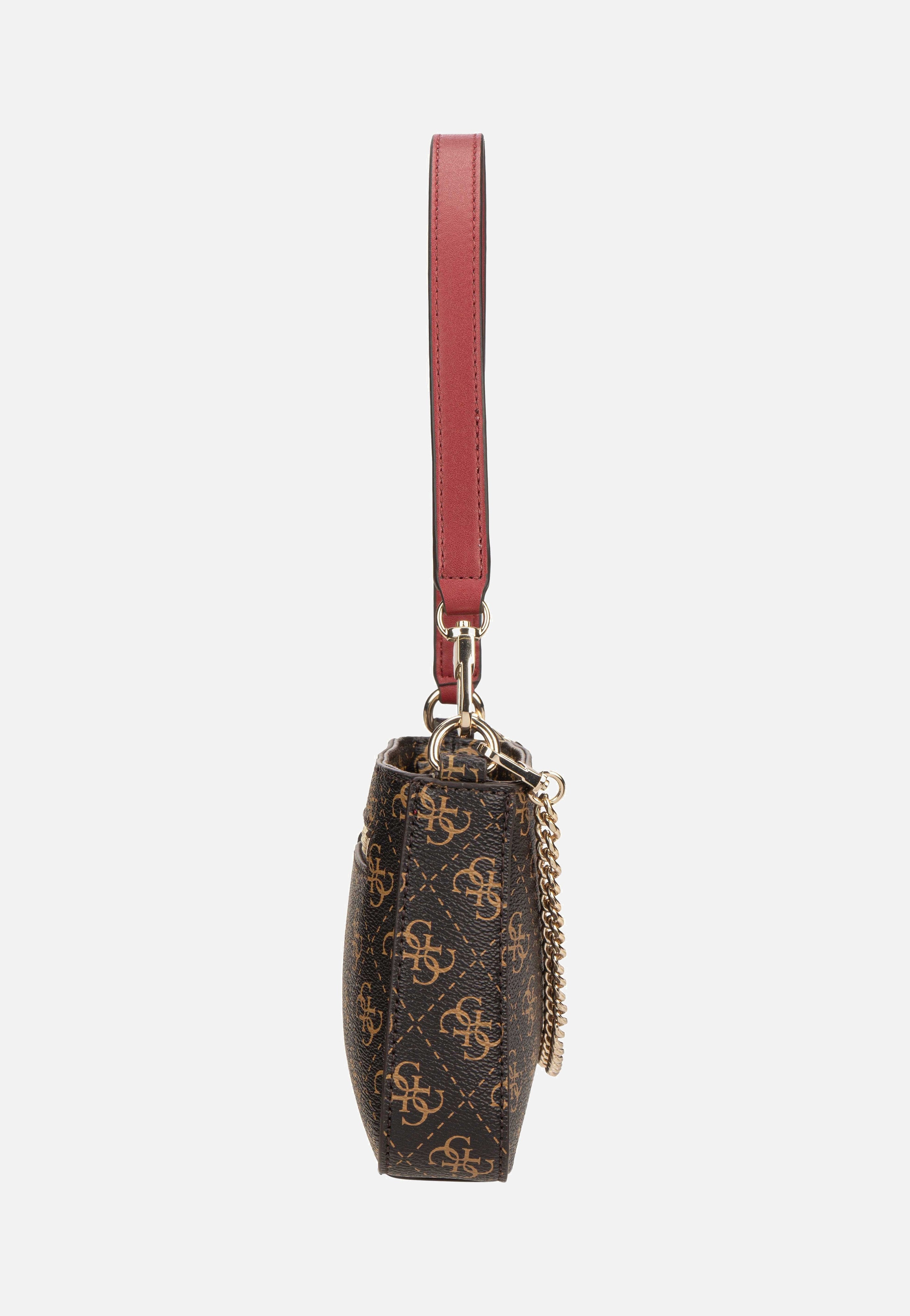 Guess - Noelle Mini Top Zip 79720 Brown - Shoulder Bag | Women-Image
