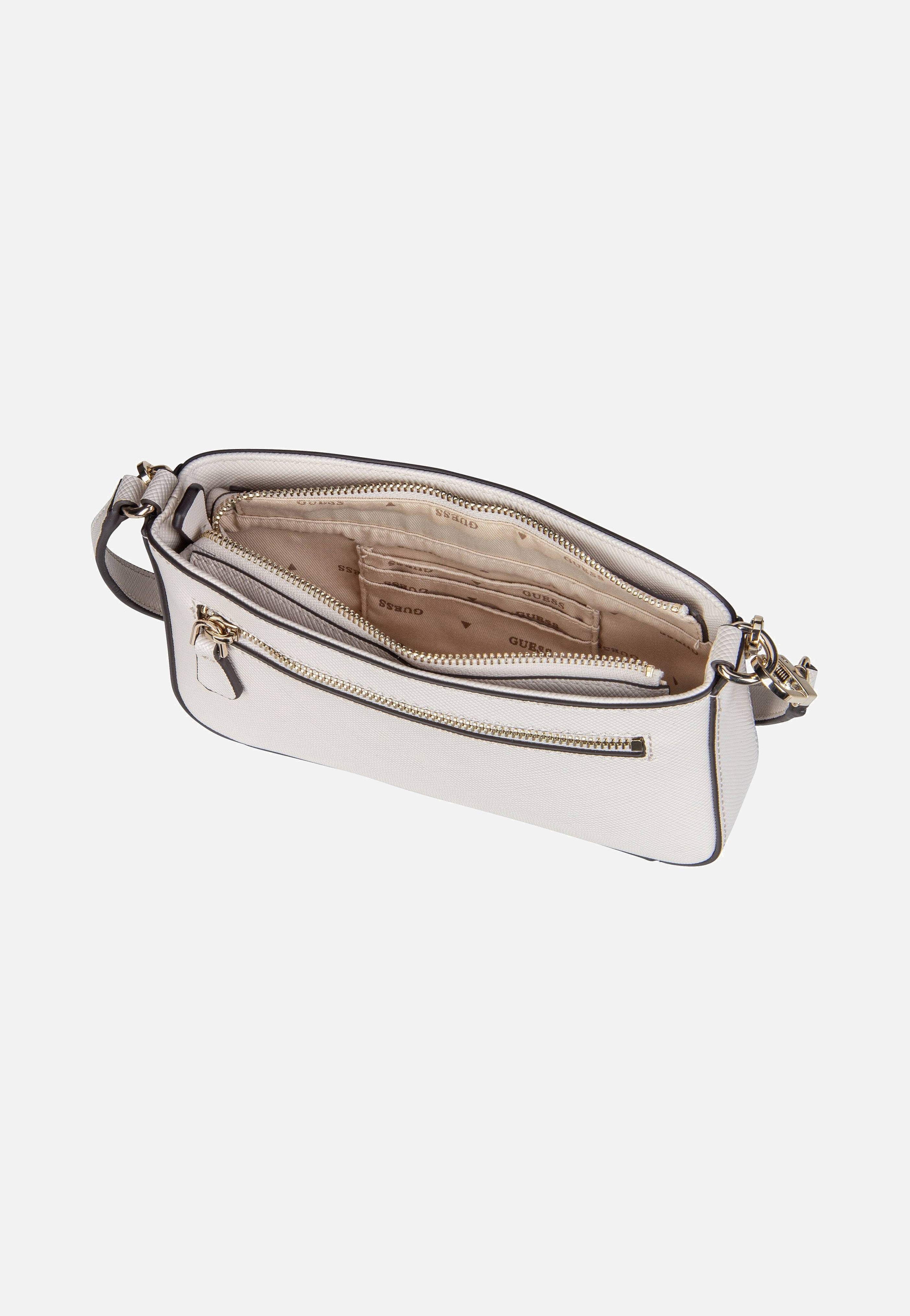 Guess - Noelle Mini Top Zip 79720 HWZG78 Bone - Shoulder Bag | Women-Image