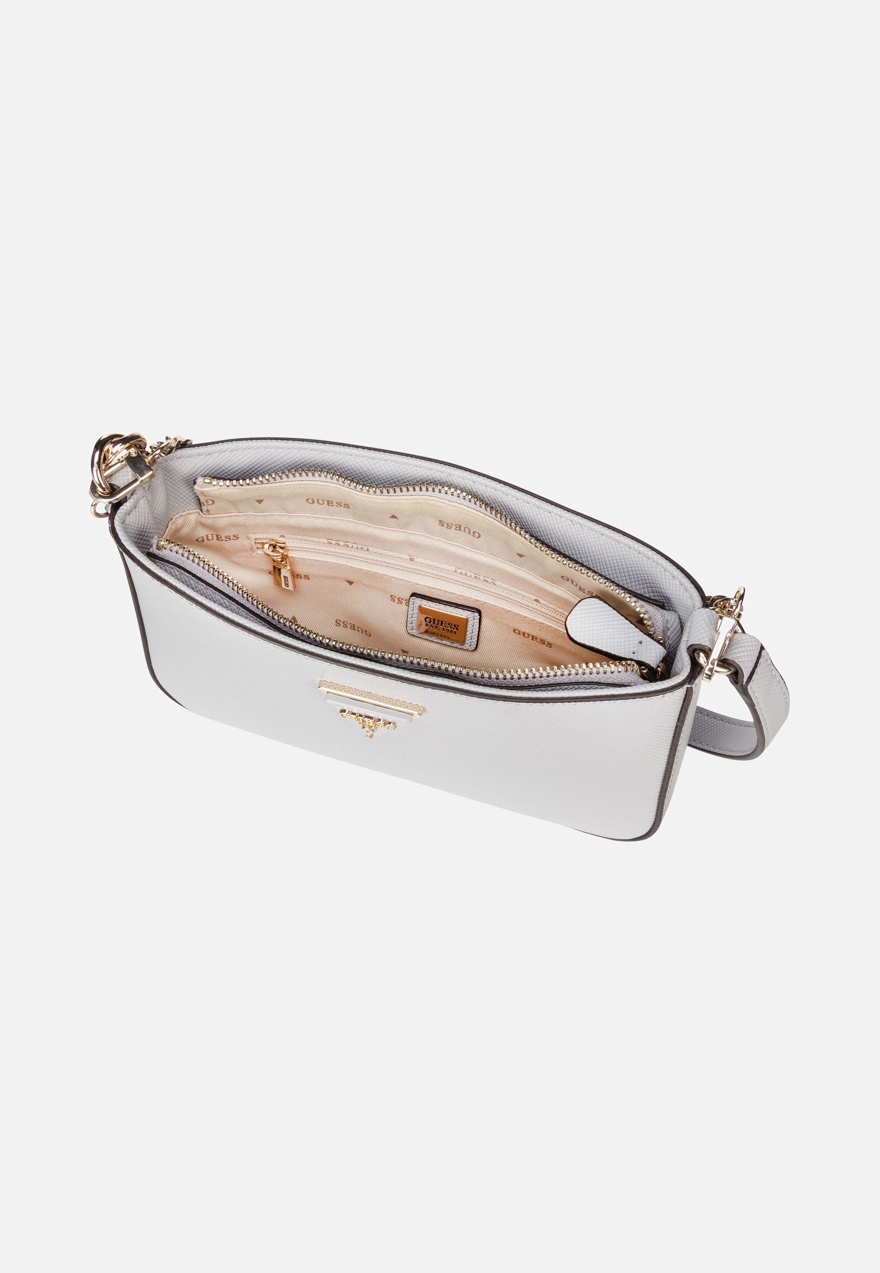 Guess - Noelle Mini Top Zip 79720 HWZG78 Lavendar Grey - Shoulder Bag | Women-Image