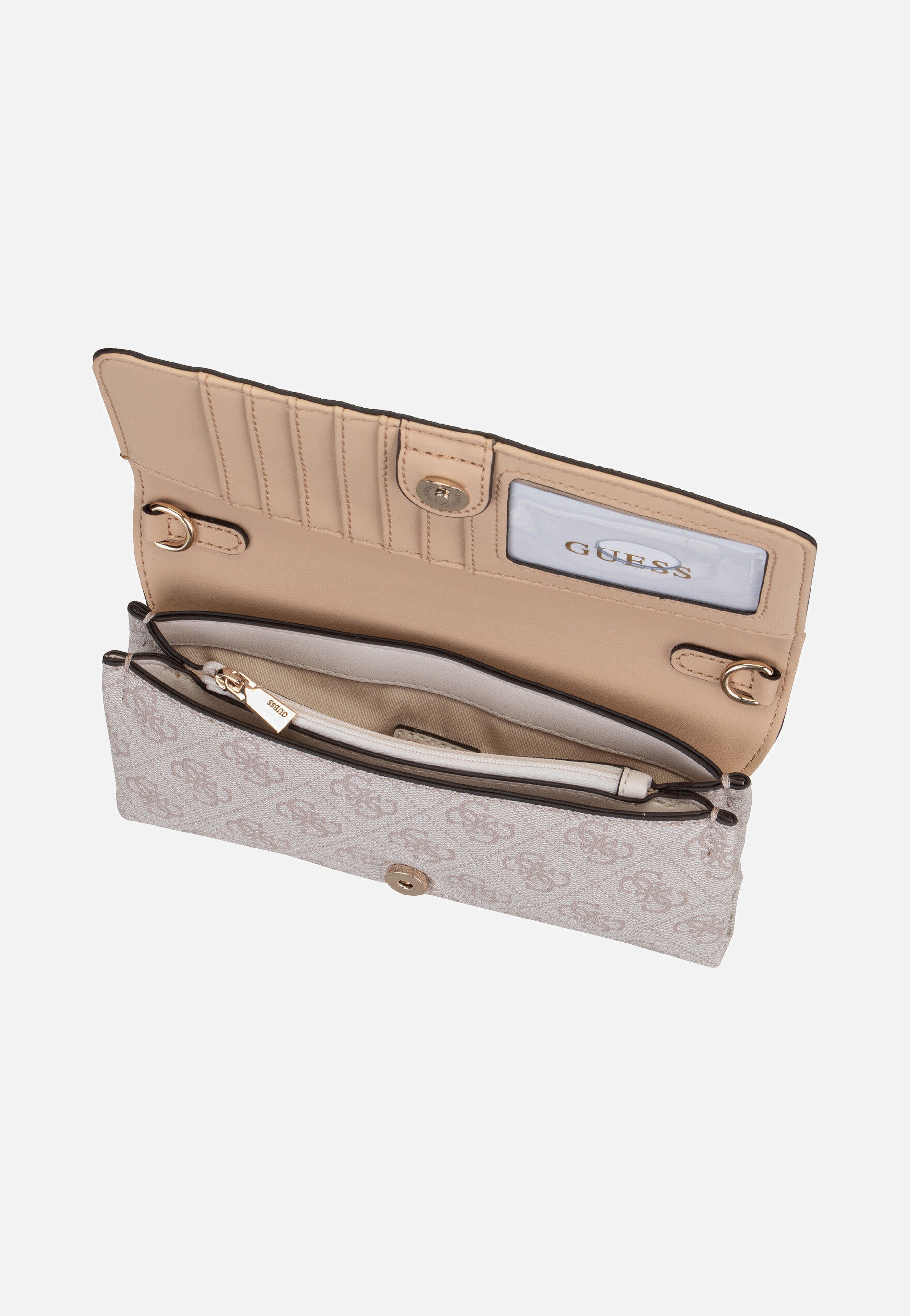 Guess - Noelle CB Flap Organizer 79750 Dove - Clutch | Women-Image