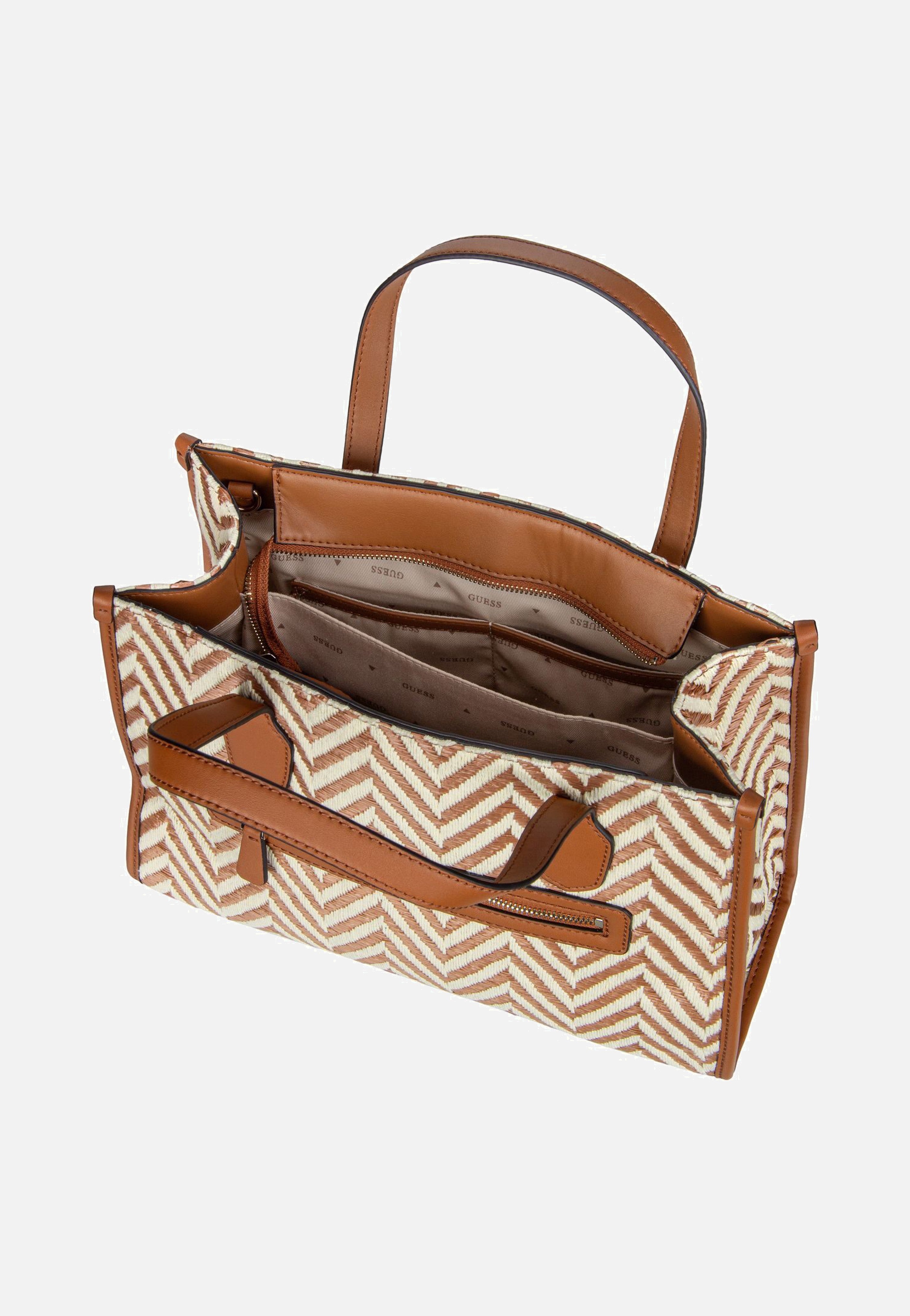 Guess - Silvana 2 Compartment 65220 Cognac - Handle Bag | Women-Image
