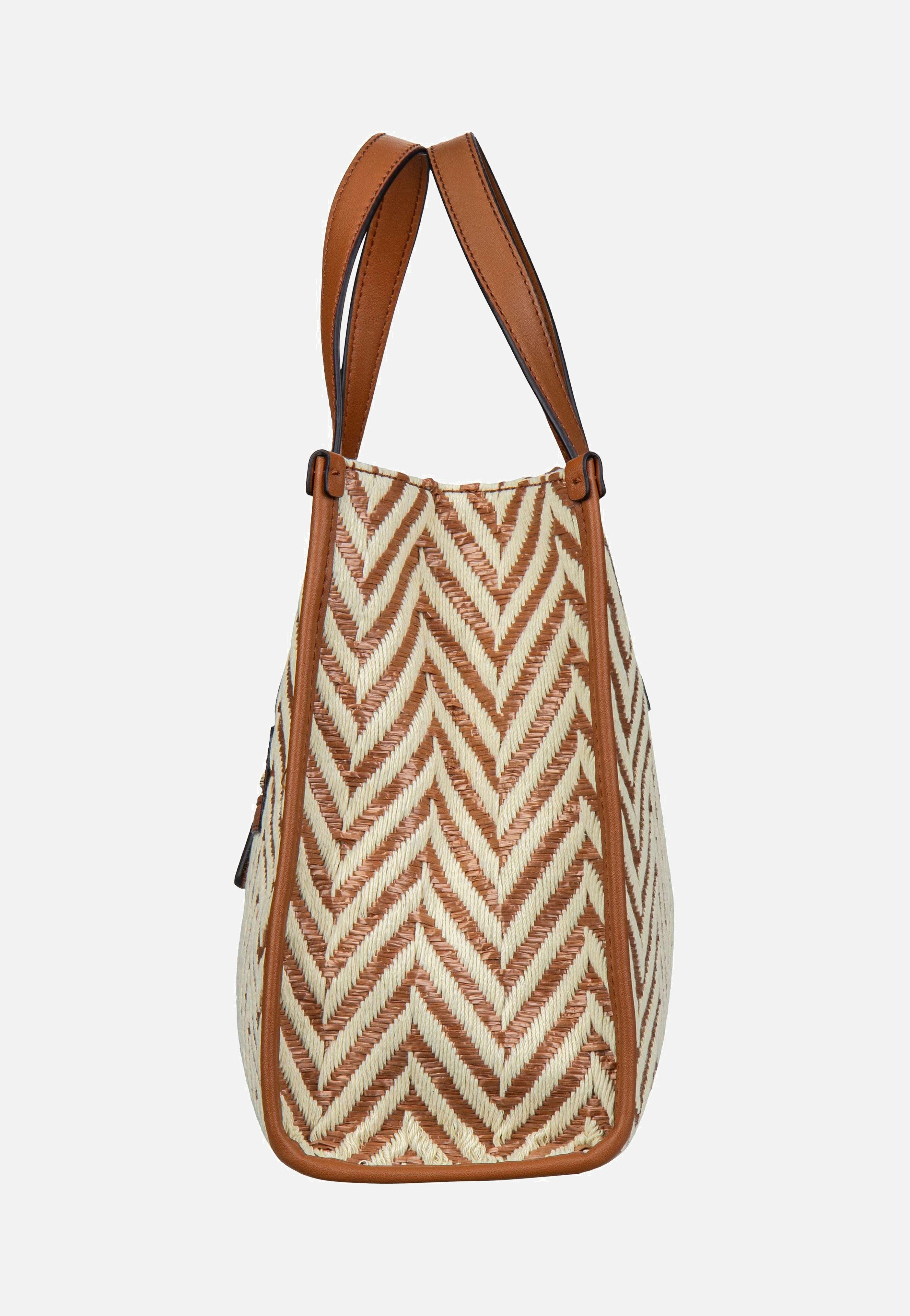 Guess - Silvana 2 Compartment 65220 Cognac - Handle Bag | Women-Image
