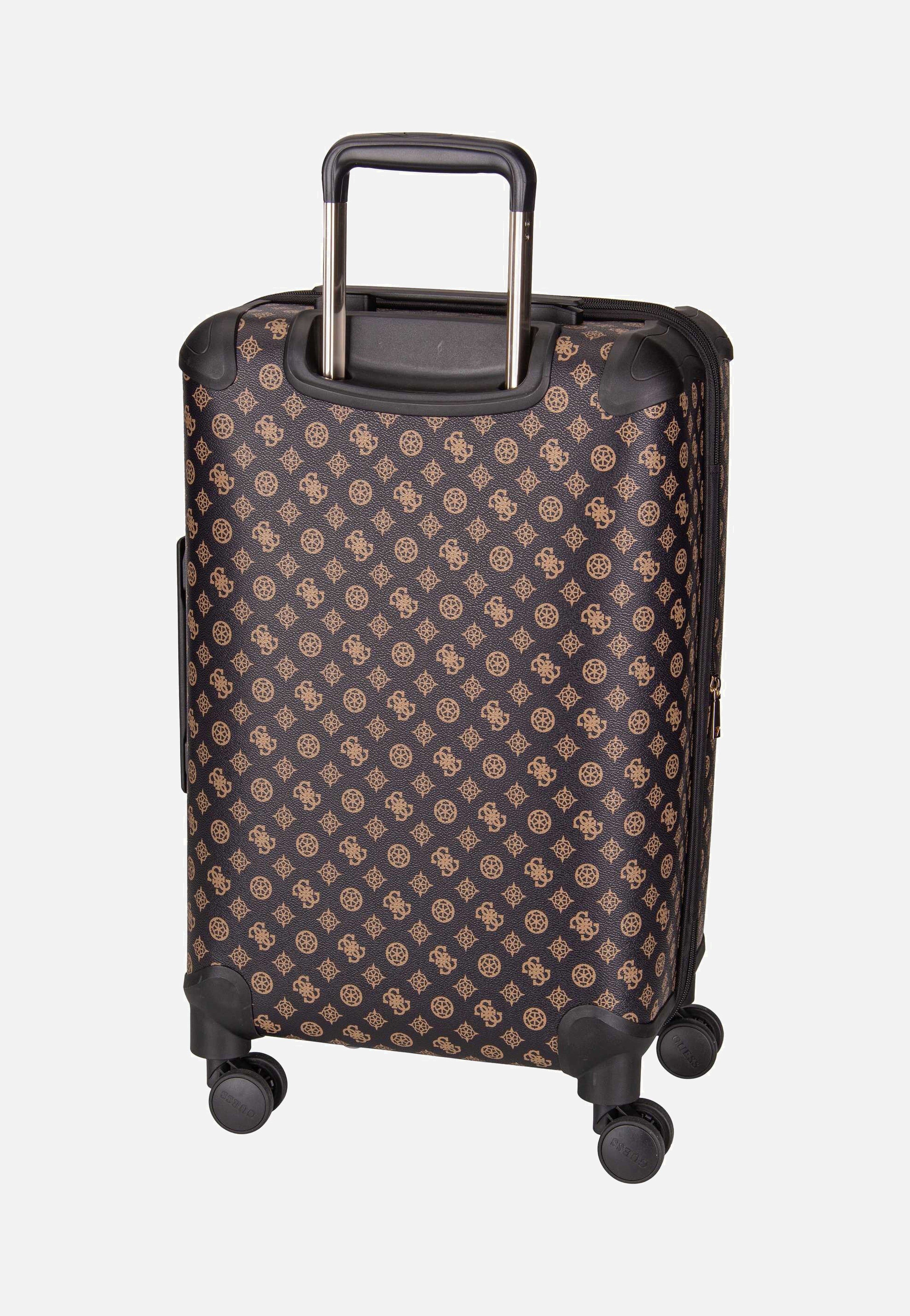Guess Wilder 22 in 8-Wheeler Logo Brown - Suitcase | Sakoi