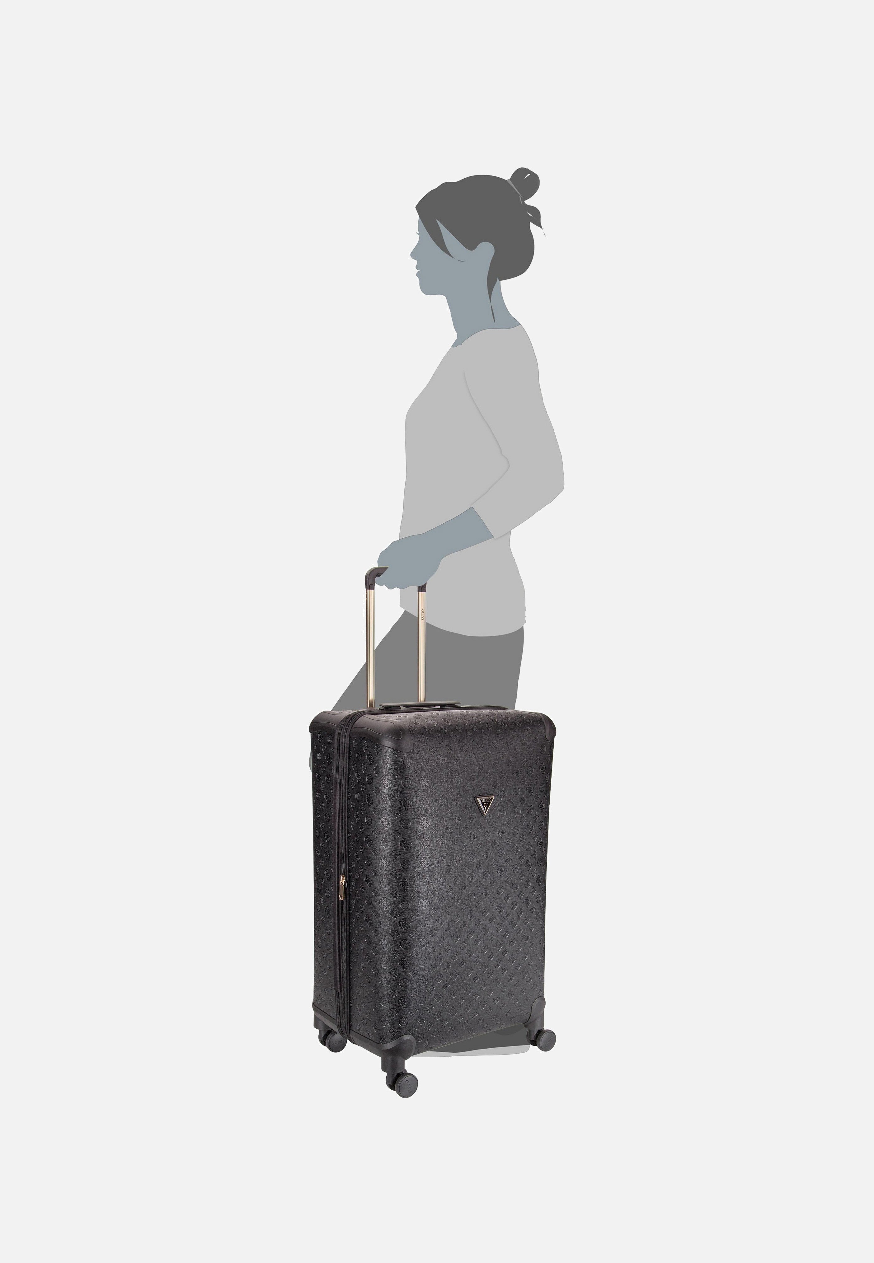 Guess - Wilder 28 In 8-Wheeler Black - Suitcase | Women-Image