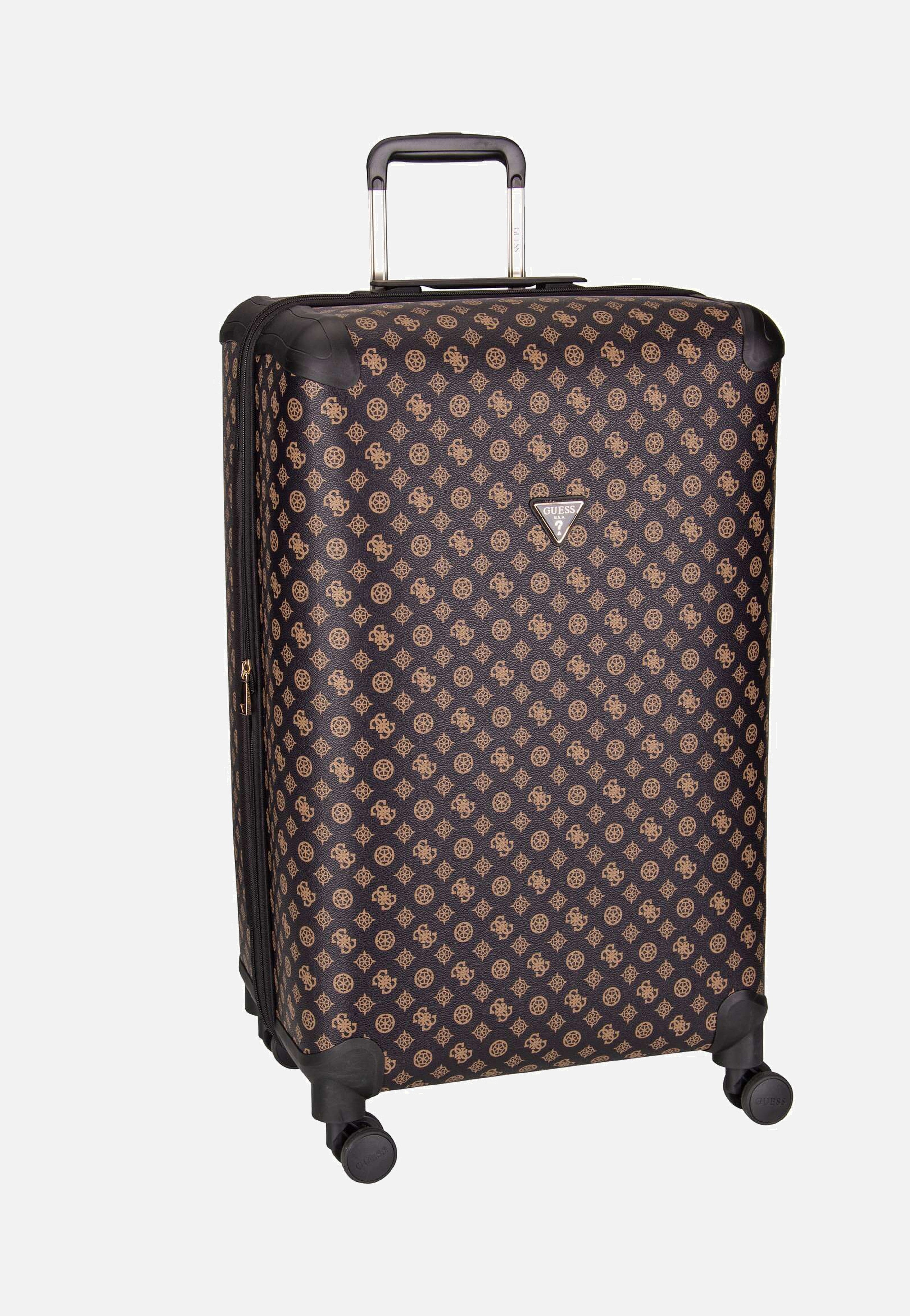 Guess - Wilder 28 in 8-Wheeler Logo Brown - Suitcase | Women-Image