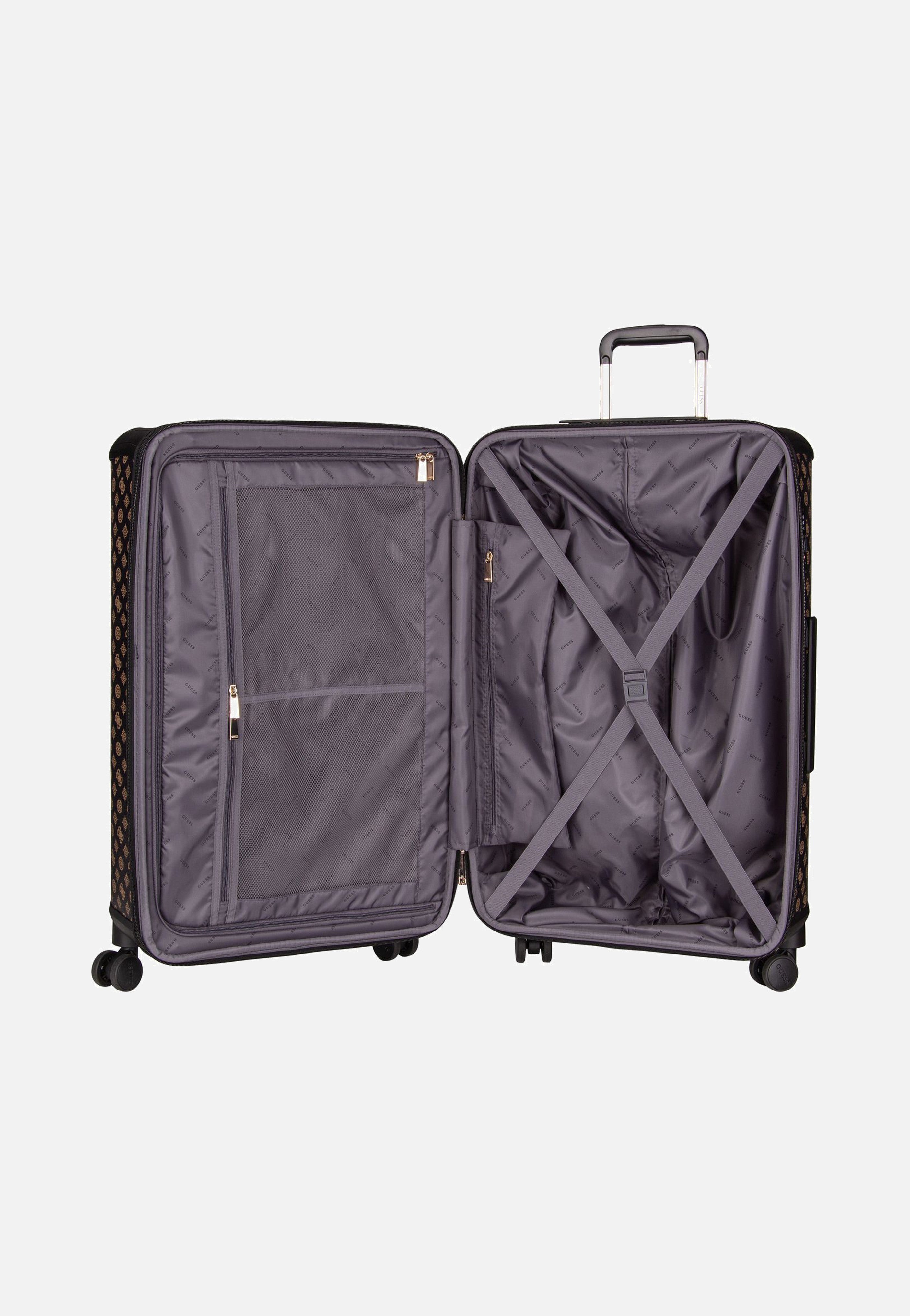 Guess - Wilder 28 in 8-Wheeler Logo Brown - Suitcase | Women-Image