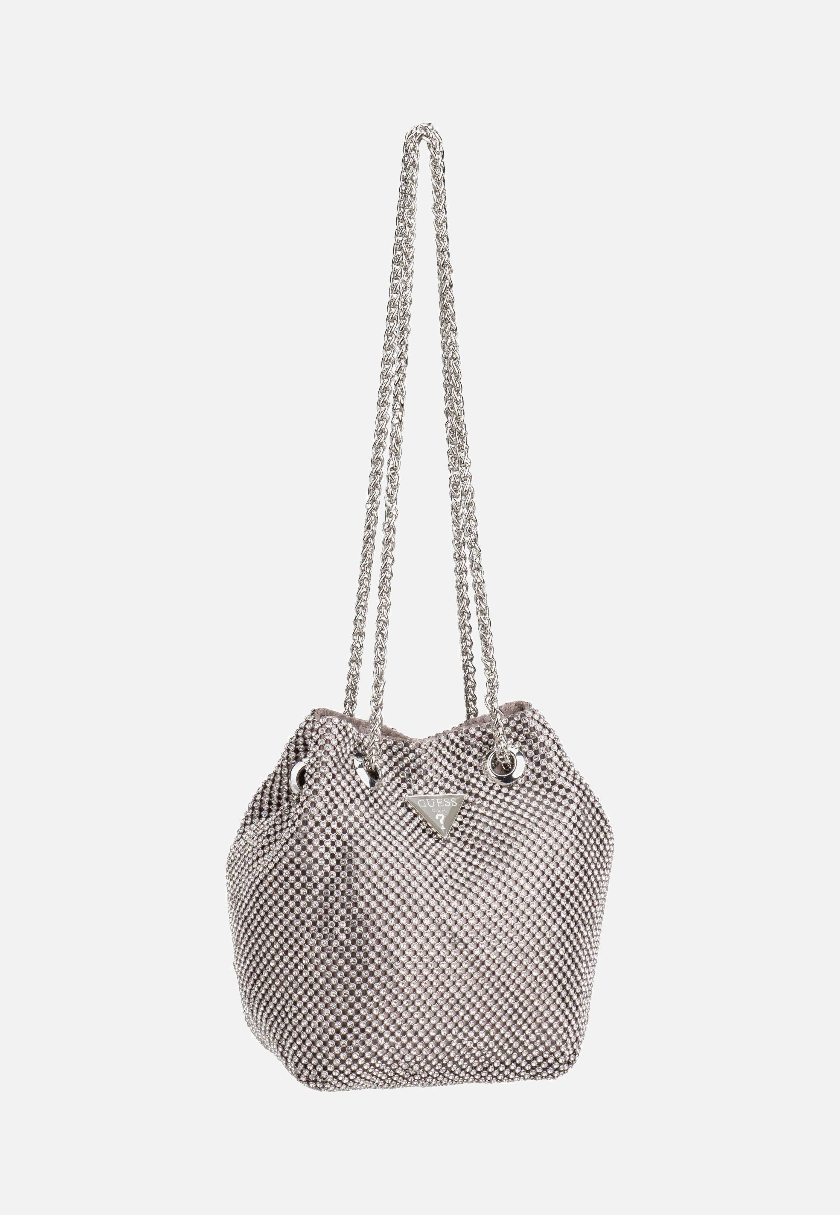 Guess - Zalina Pouch 50750 Silver - Evening Bag | Women-Image