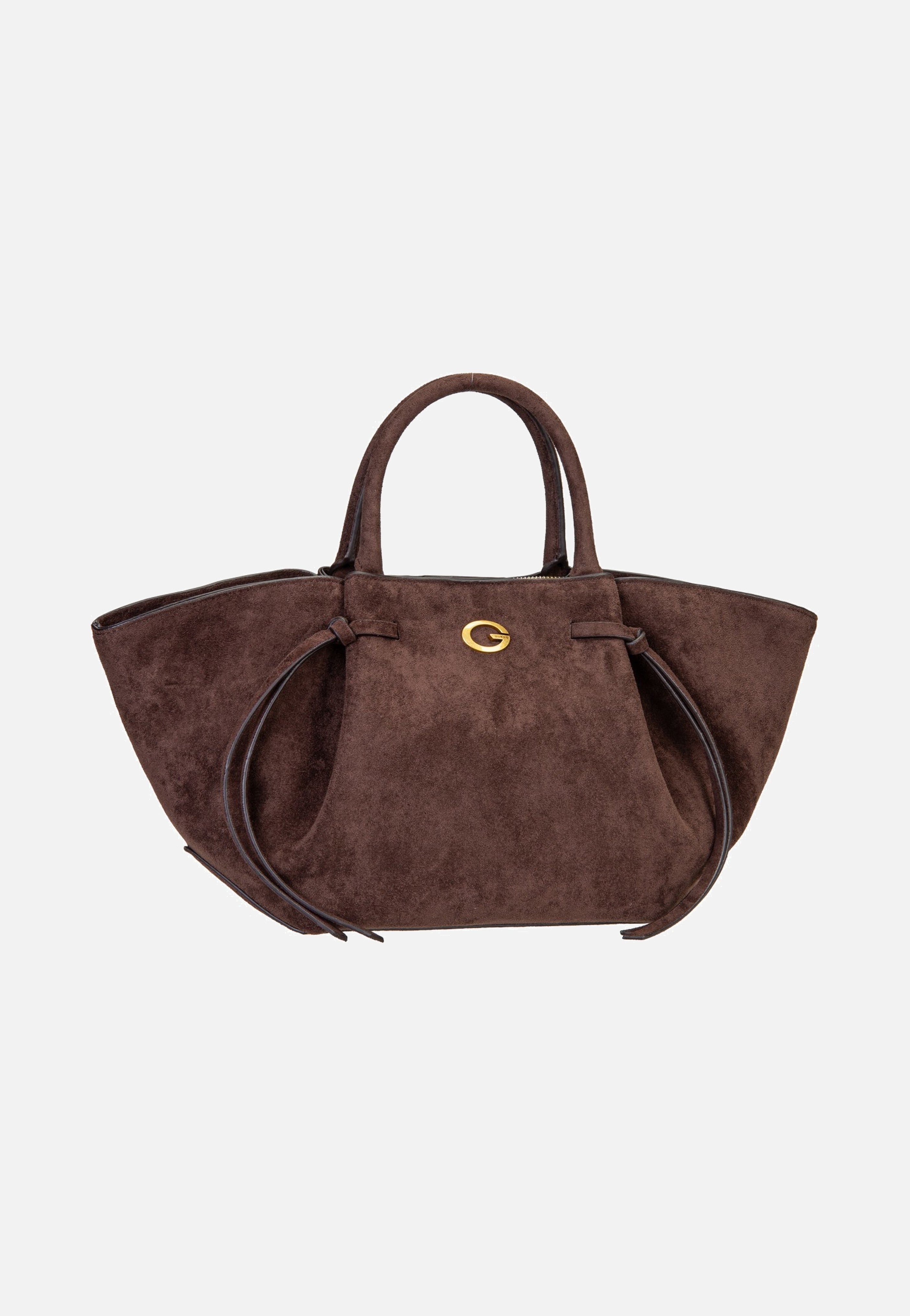Guess Allegra Girlfriend Suede 37060 Espresso Borsa a tracolla
