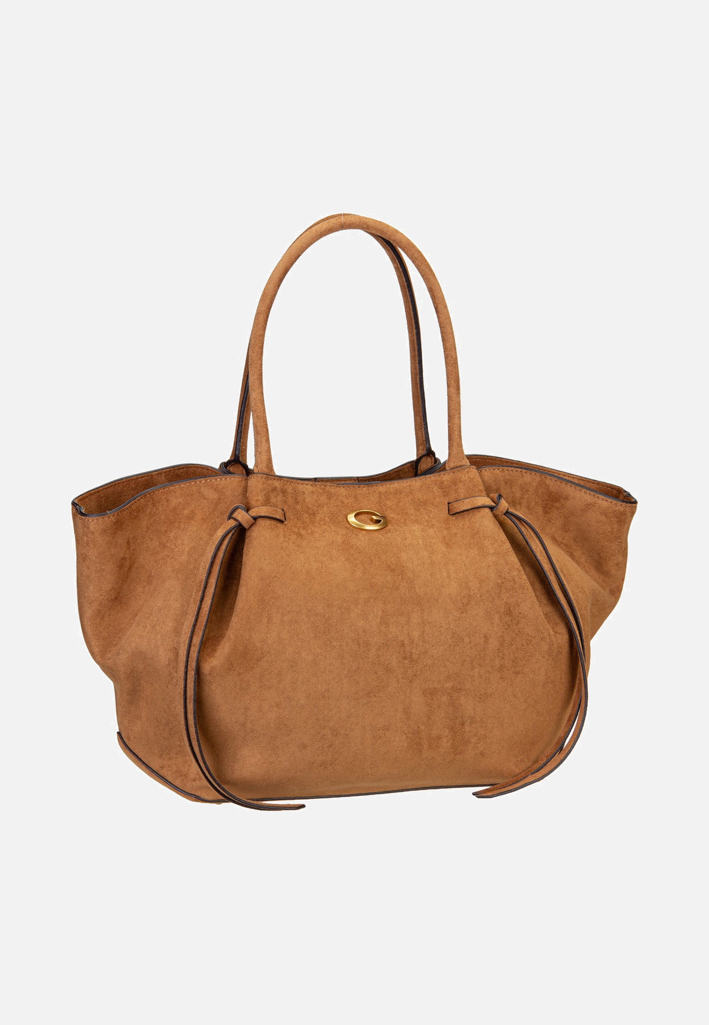Guess Allegra Girlfriend Suede 37230 Cognac Borsa tote