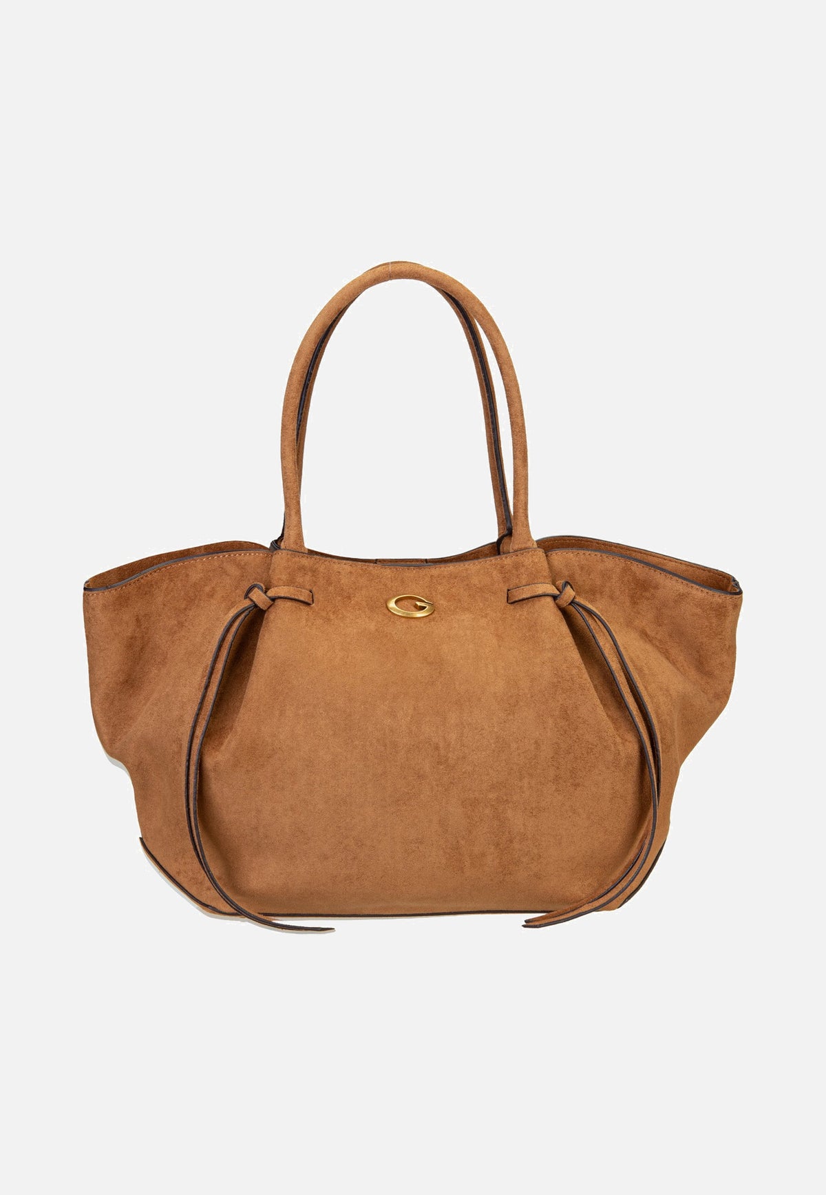 Guess Allegra Girlfriend Suede 37230 Cognac Borsa tote