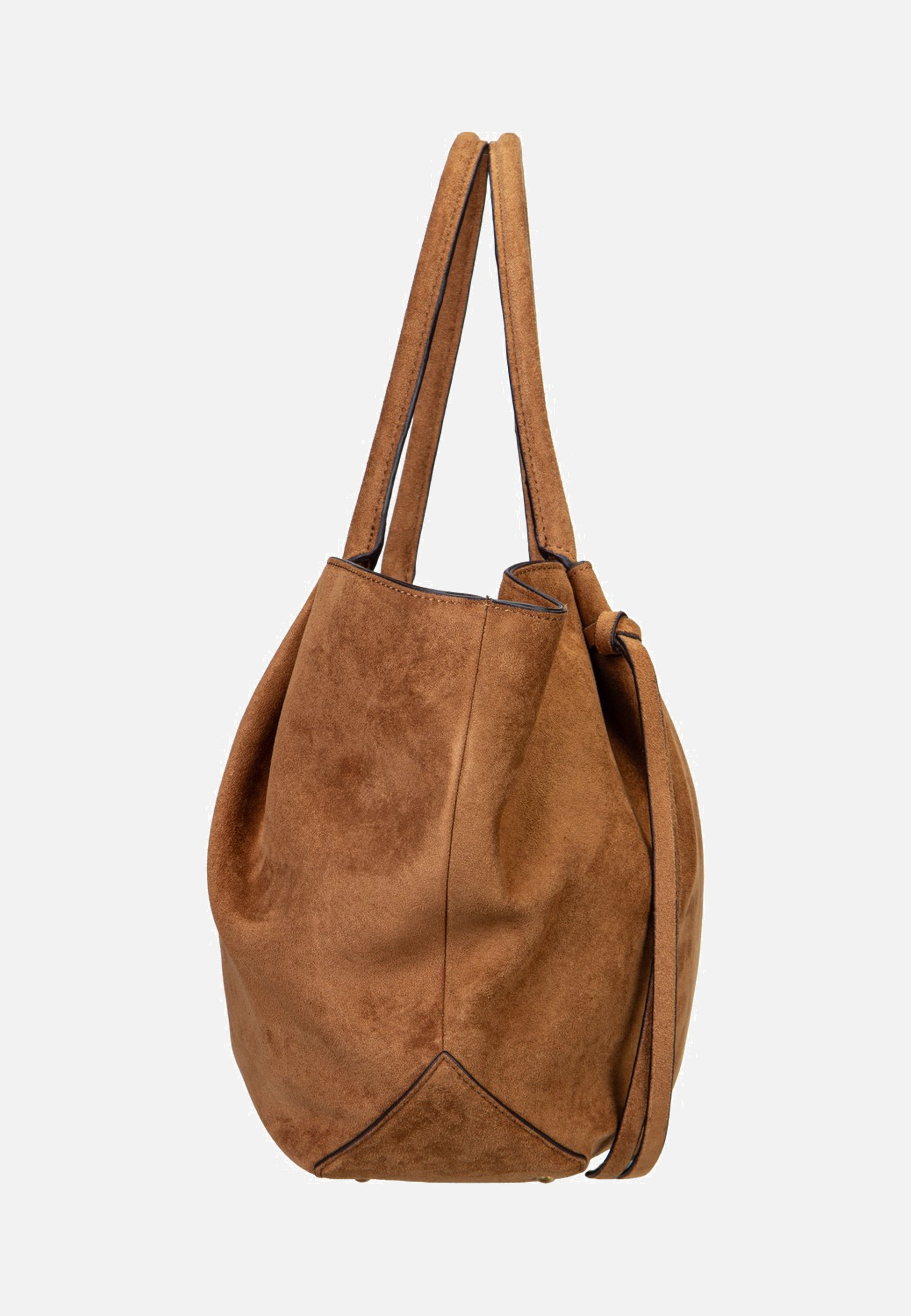 Guess Allegra Girlfriend Suede 37230 Cognac Borsa tote