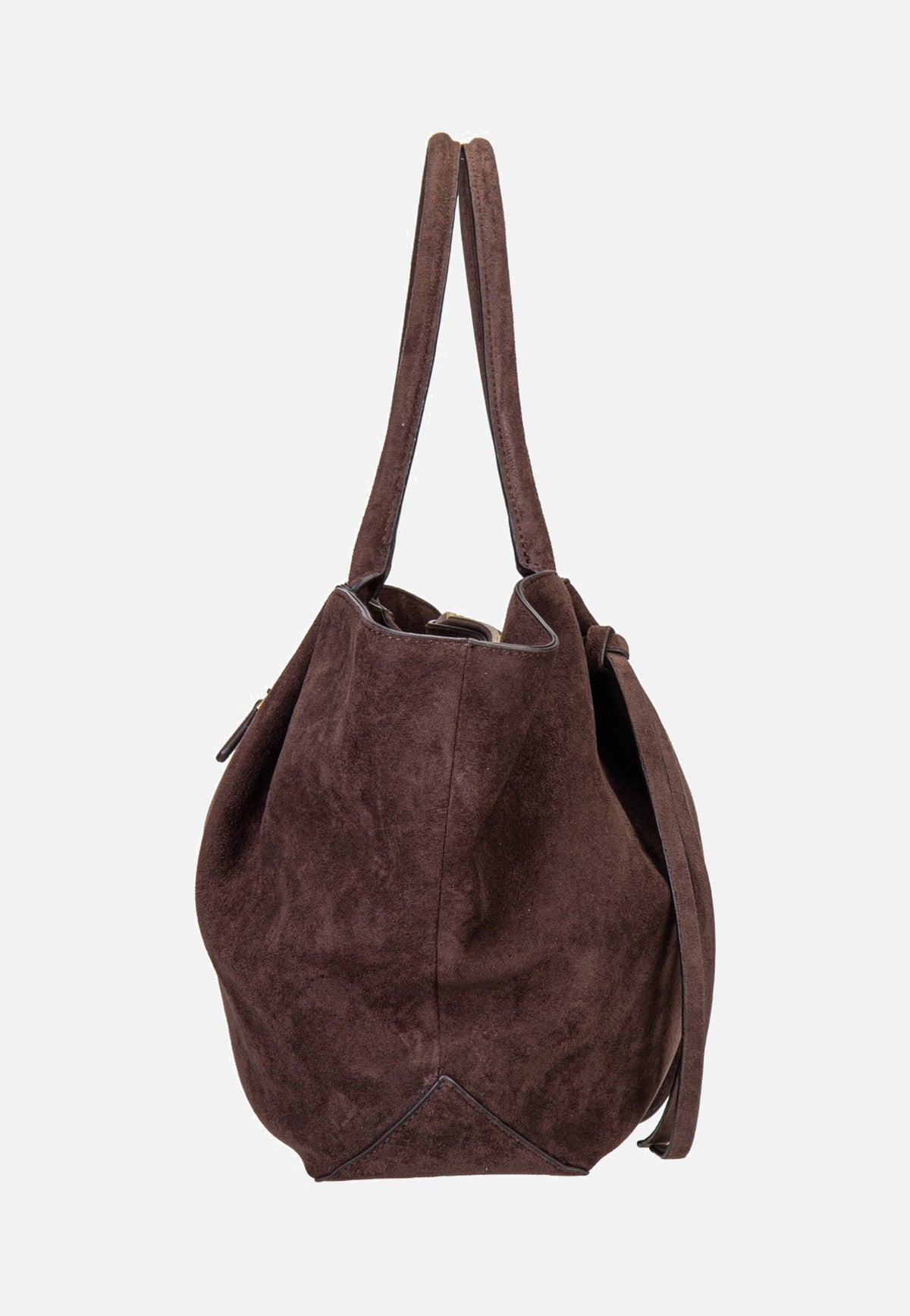 Guess Allegra Girlfriend Suede 37230 Espresso Bolsa de mano