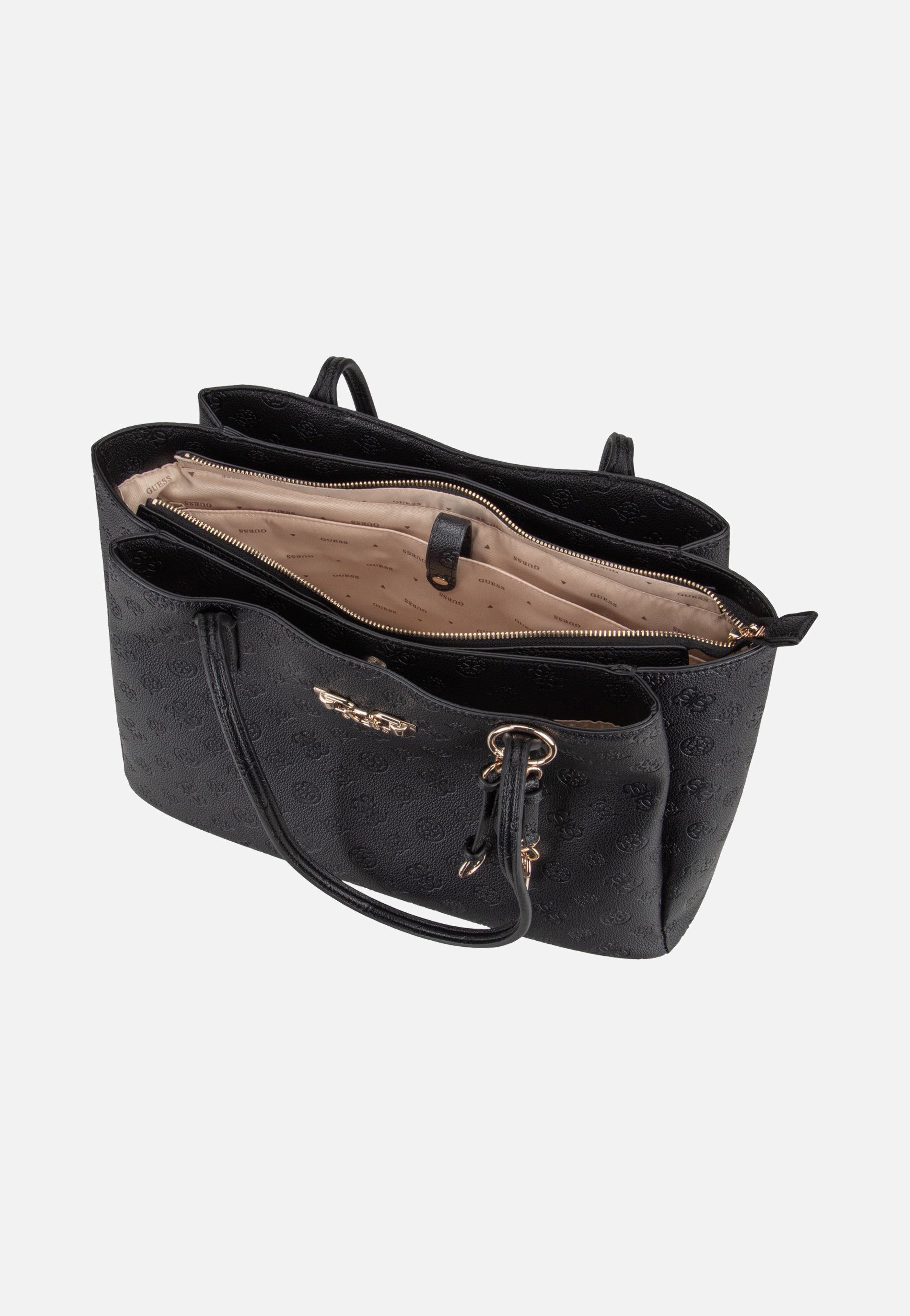 Guess - Anise Multi Comp Tote Black Logo - Shopper | Women-Image