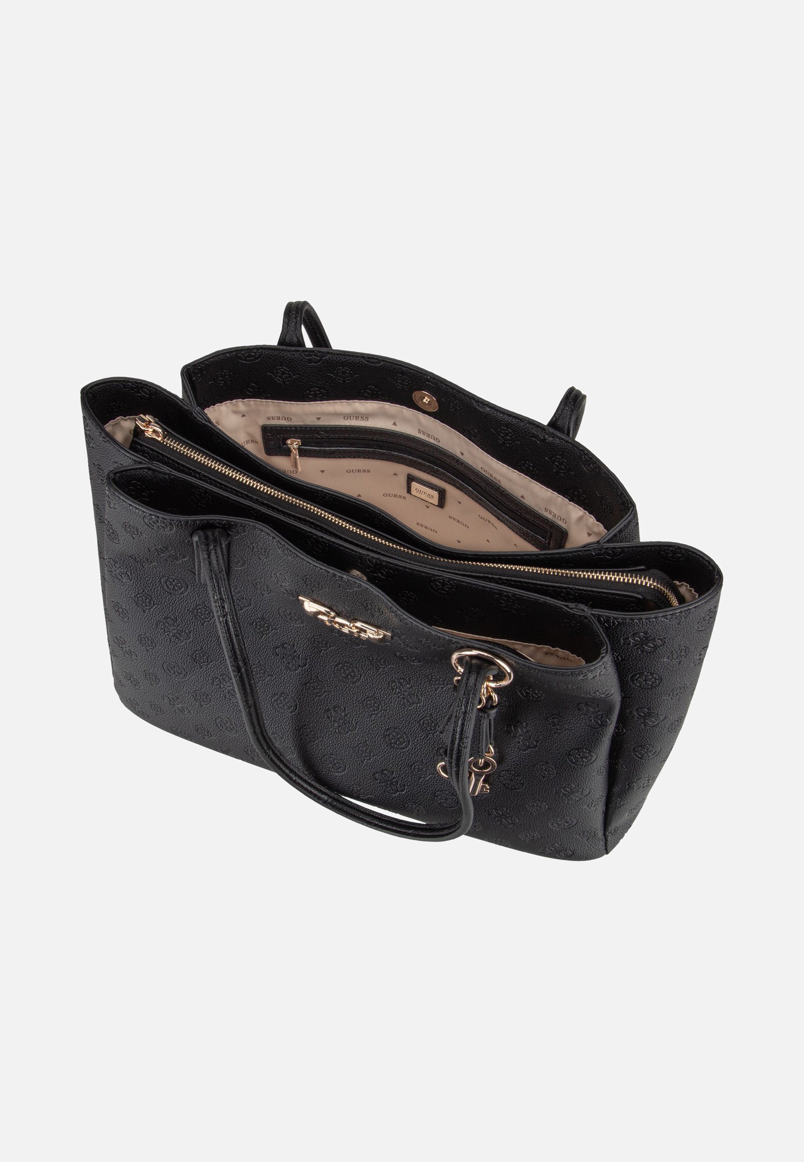 Guess - Anise Multi Comp Tote Black Logo - Shopper | Women-Image