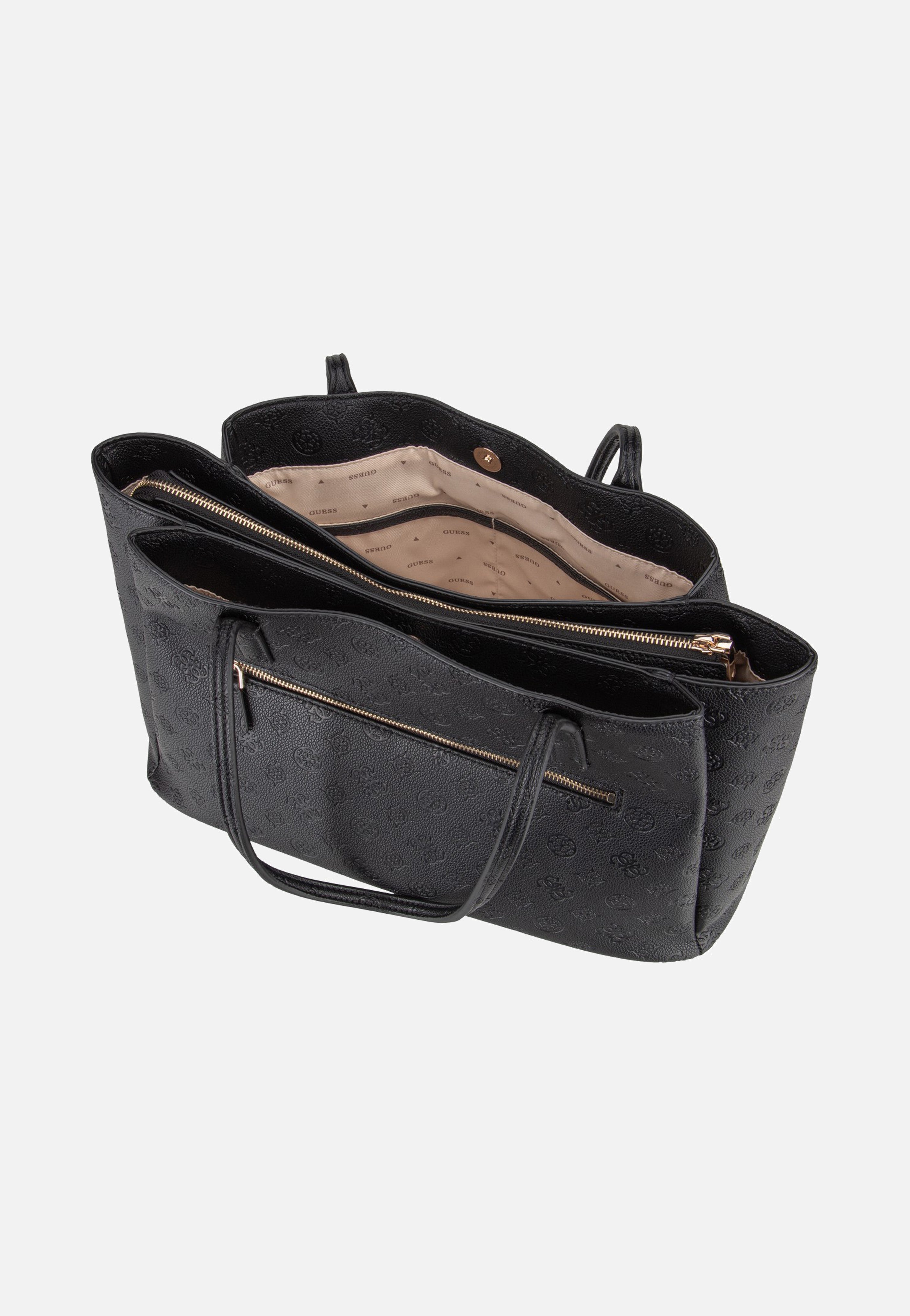 Guess - Anise Multi Comp Tote Black Logo - Shopper | Women-Image