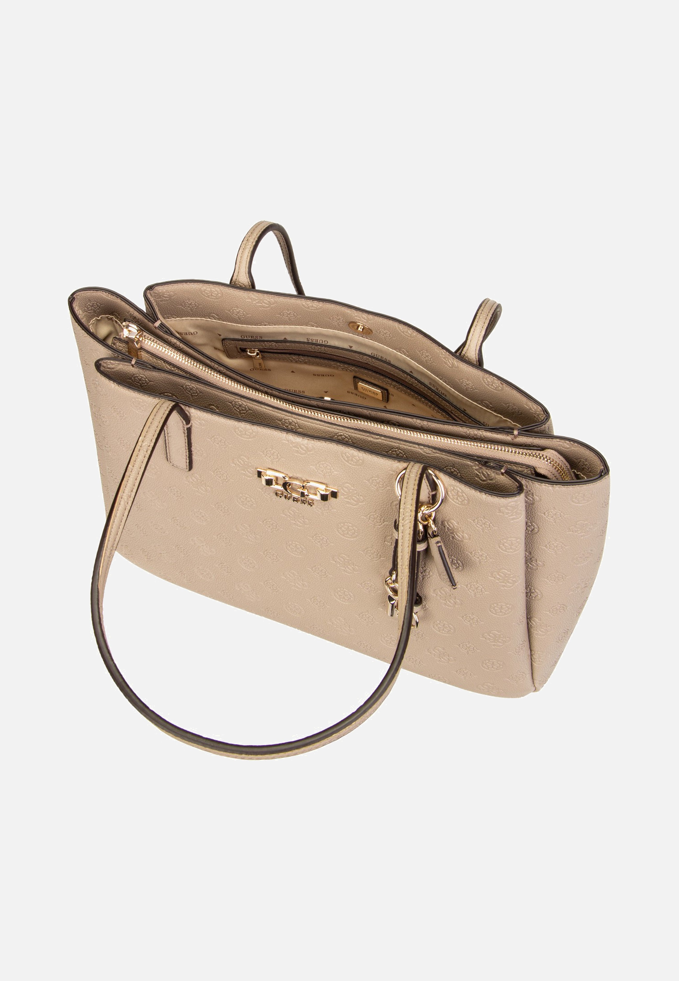 Guess - Anise Multi Comp Tote Dark Oak - Tote Bag | Women-Image