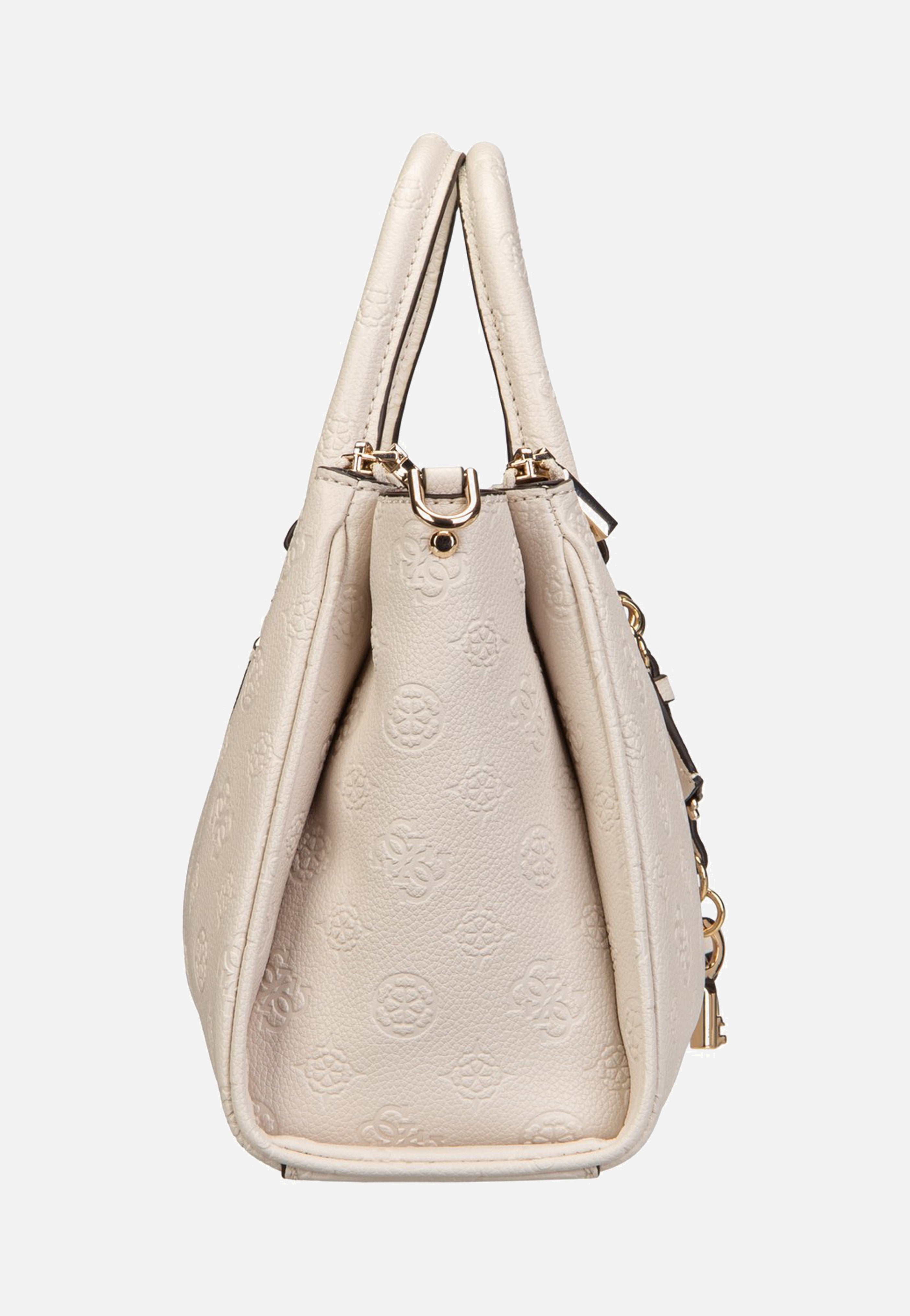Guess - Anise Triple Comp Satchel Stone Logo - Satchel | Women-Image