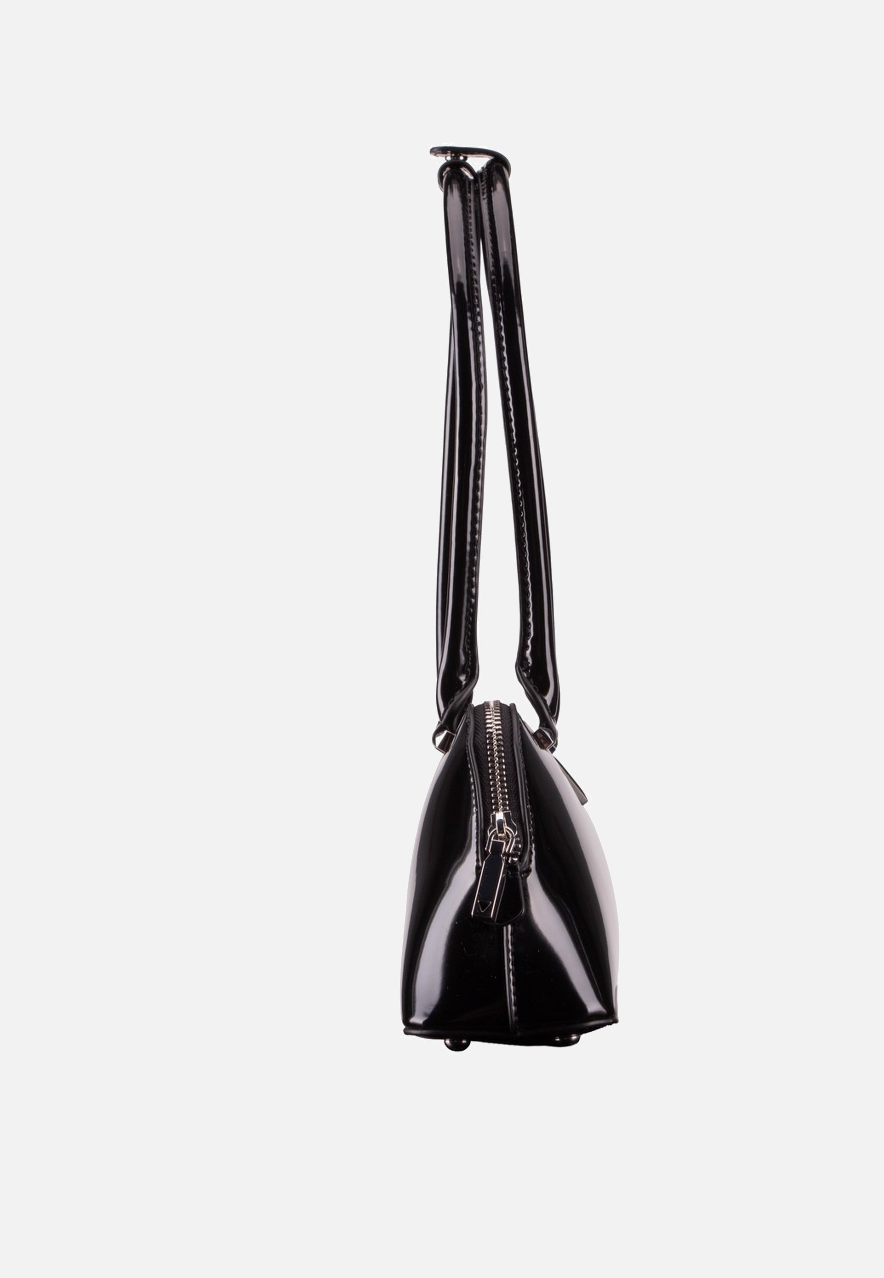 Guess Arnela Shoulder Satchel Black Evening Bag