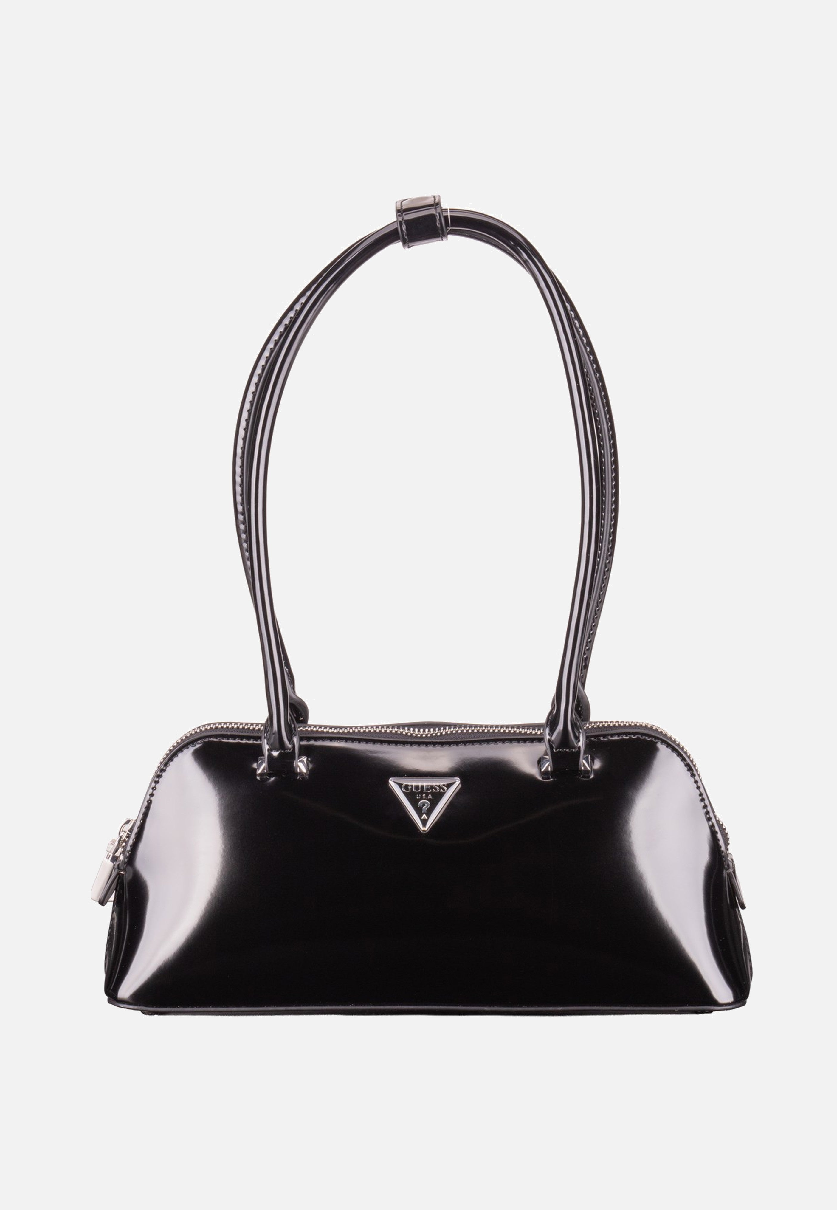 Guess - Arnela Shoulder Satchel Black - Evening Bag | Women-Image
