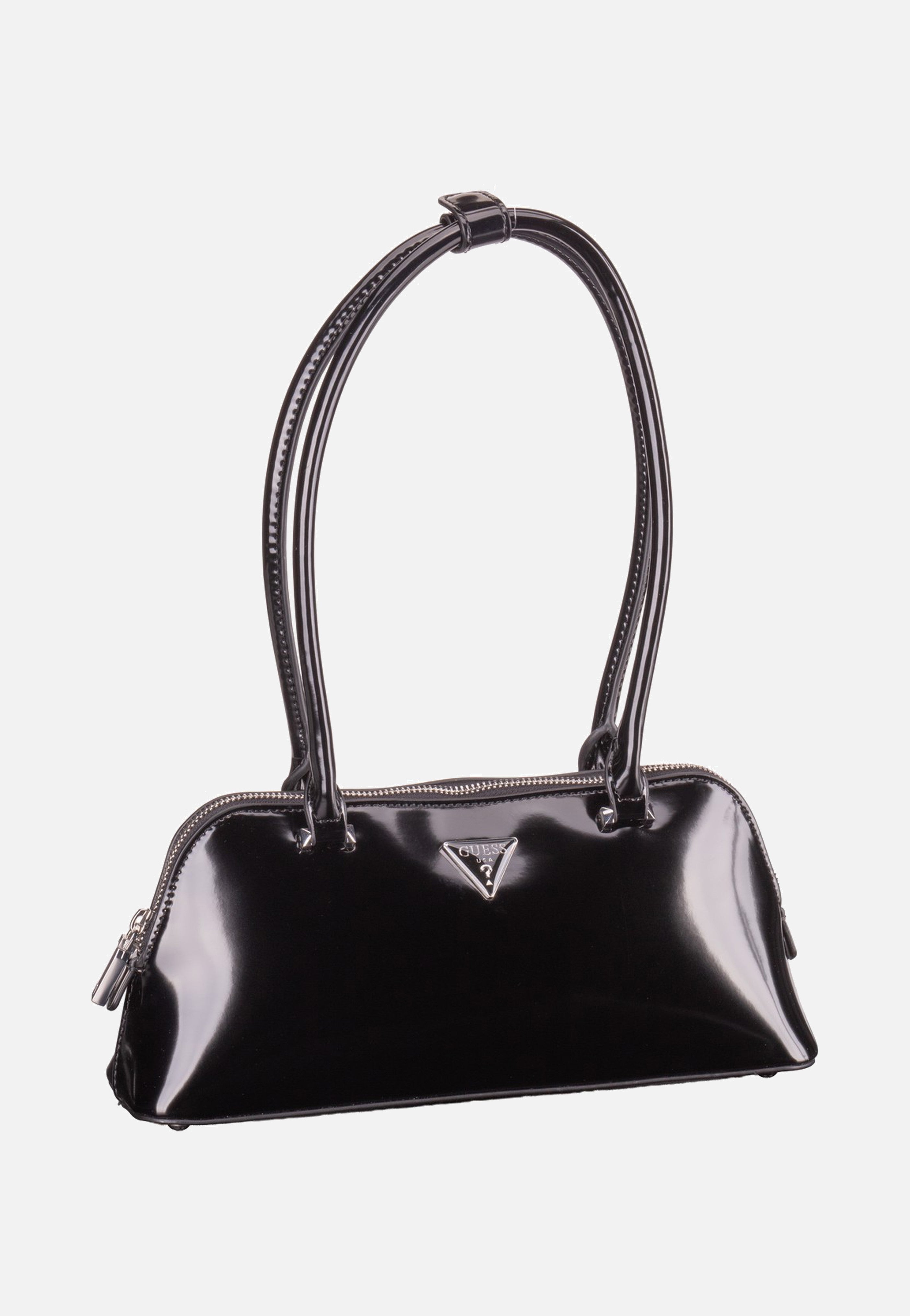 Guess - Arnela Shoulder Satchel Black - Evening Bag | Women-Image