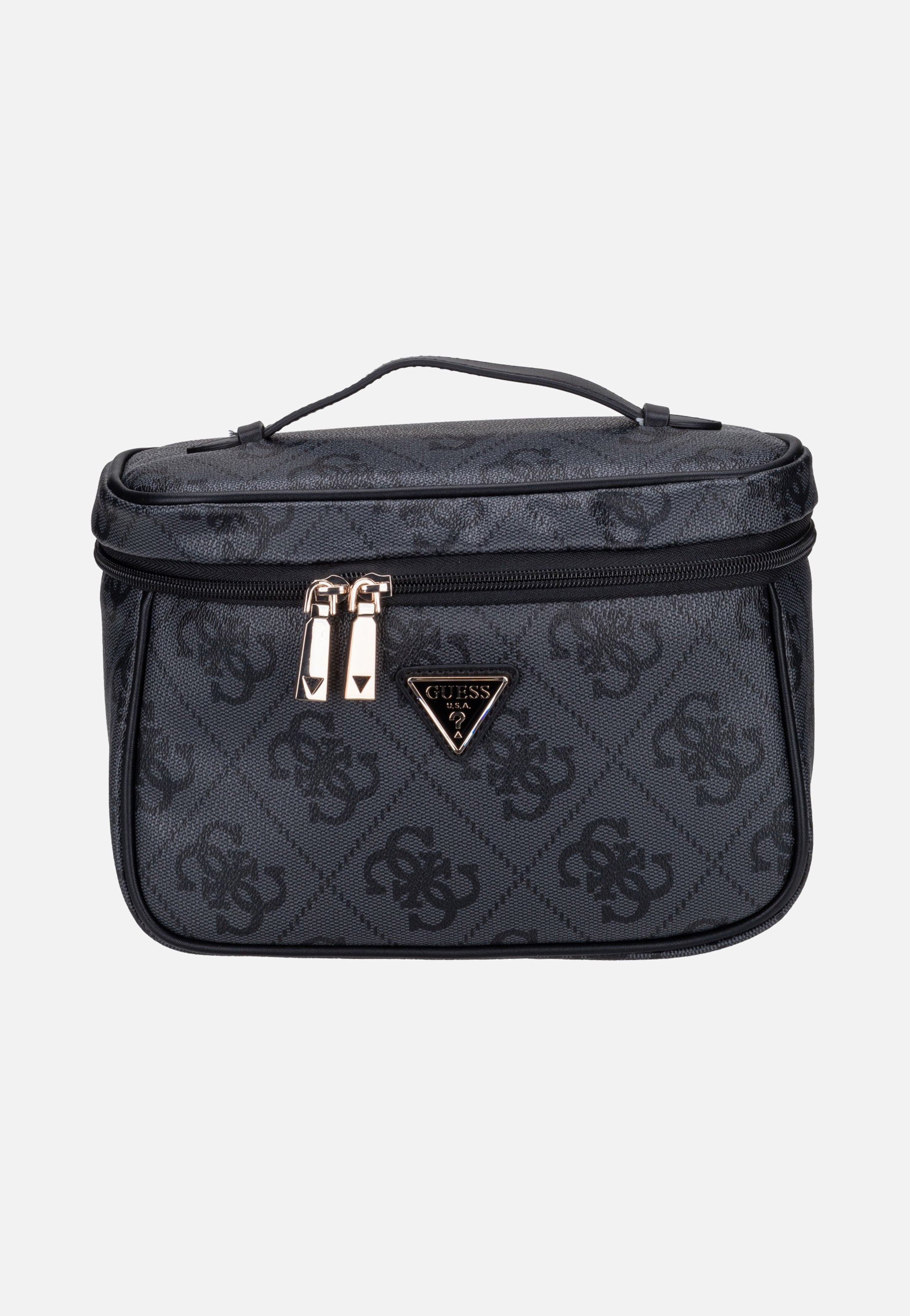 Guess Berta Train 88039 Coal Logo Toiletry Bag