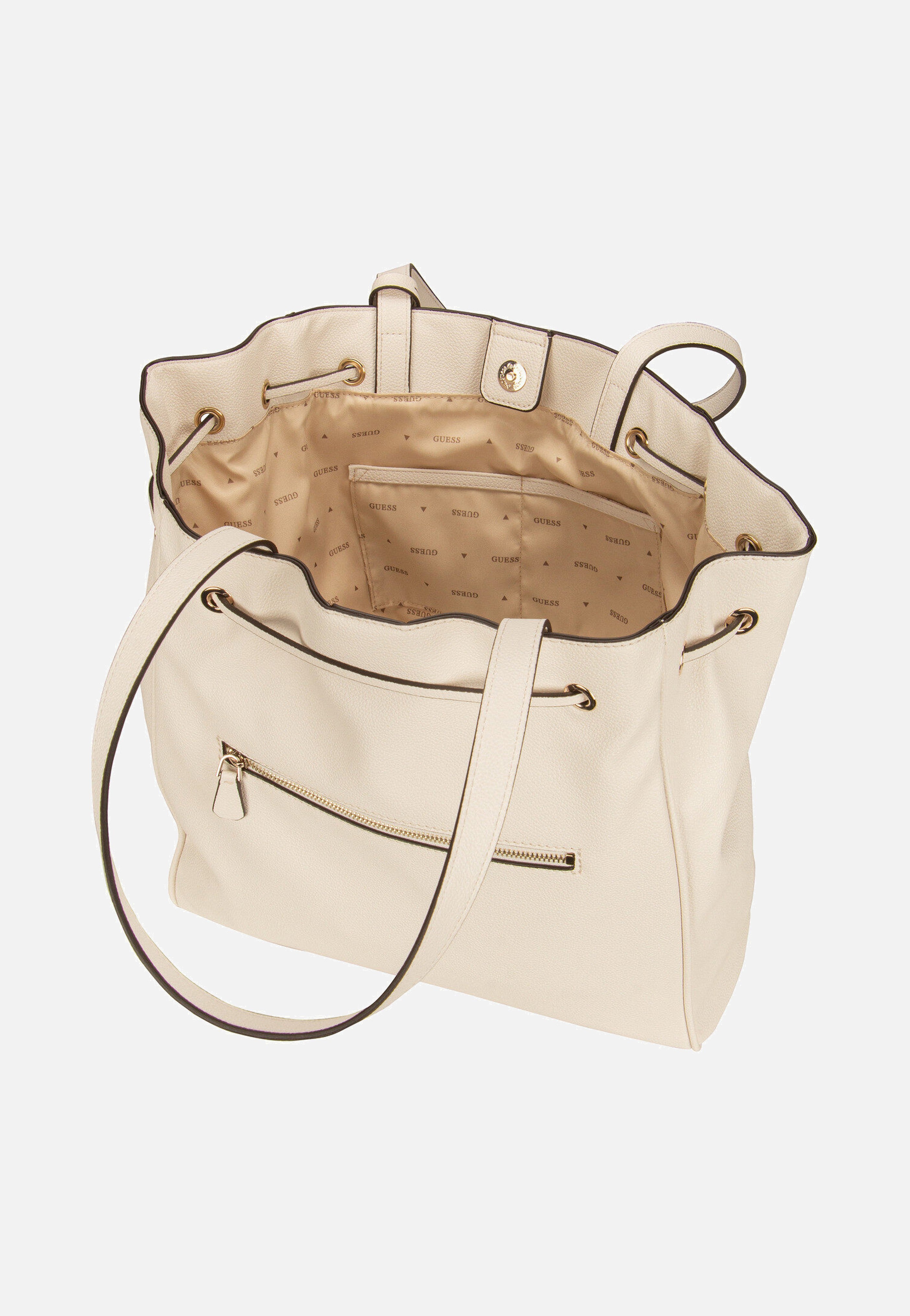 Guess Calebra Drawstring TO 36230 Off White Shopper