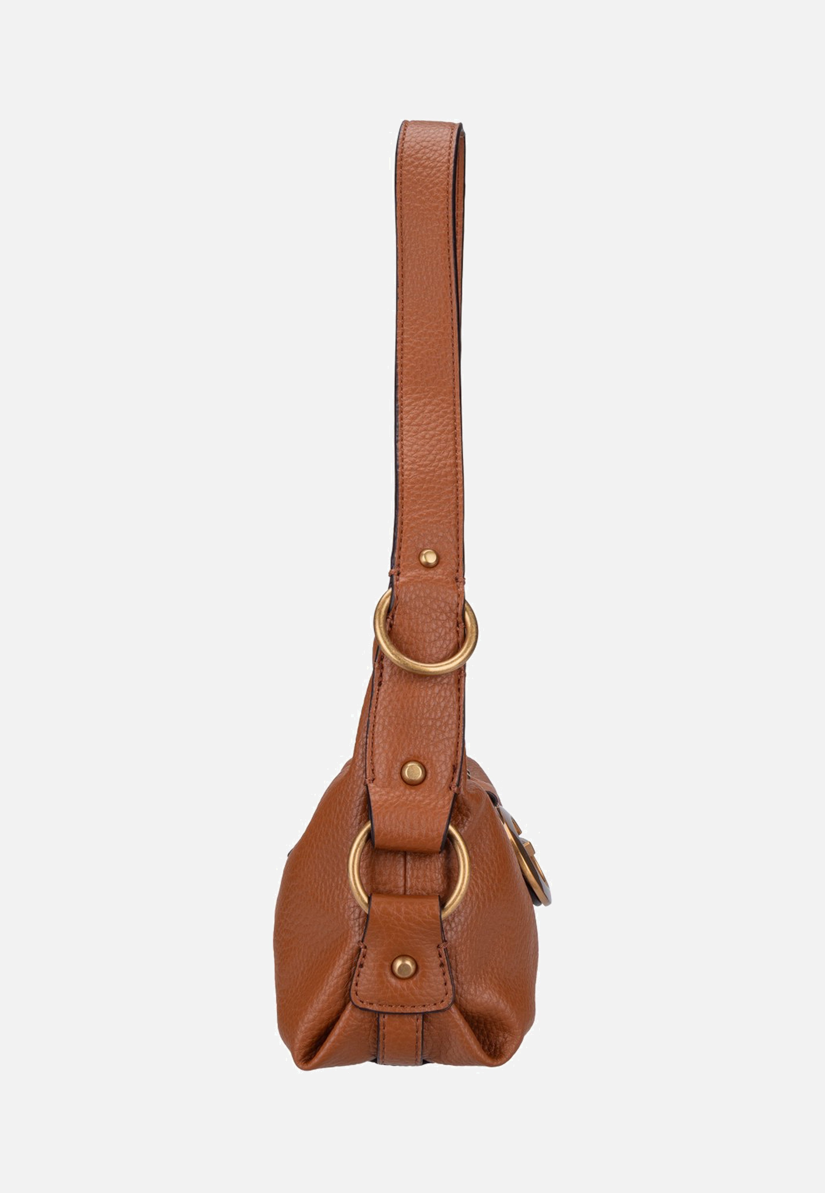 Guess Camden Mini 8720 Cognac Shoulder Bag