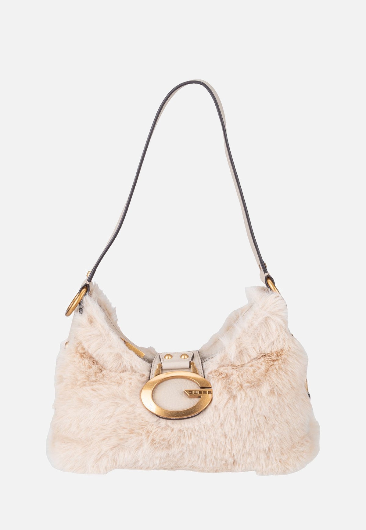 Guess Camden Mini FUR 8720 Off White Sac à bandoulière