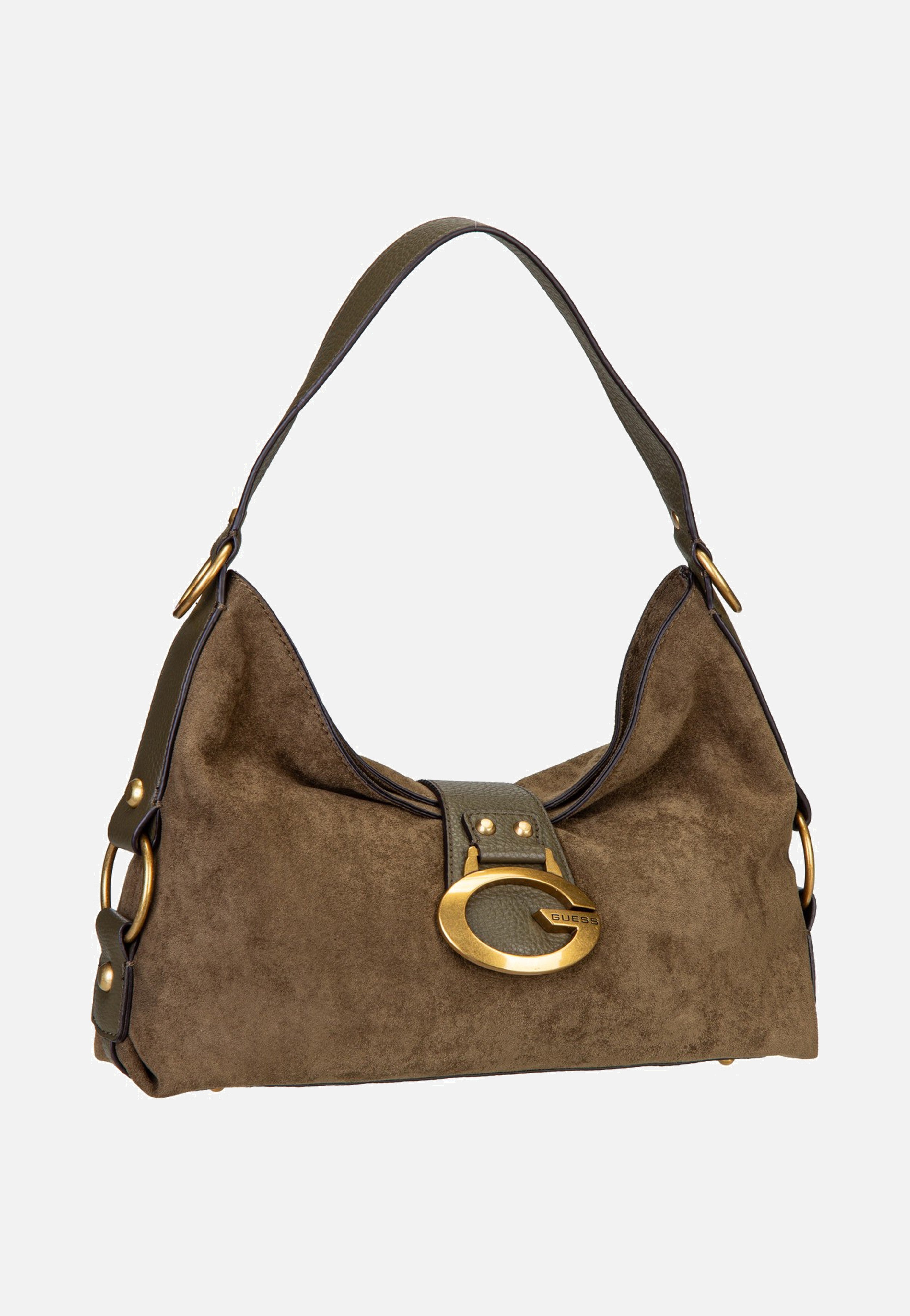 Guess Camden Shoulder Suede 8180 Olive Borsa a tracolla