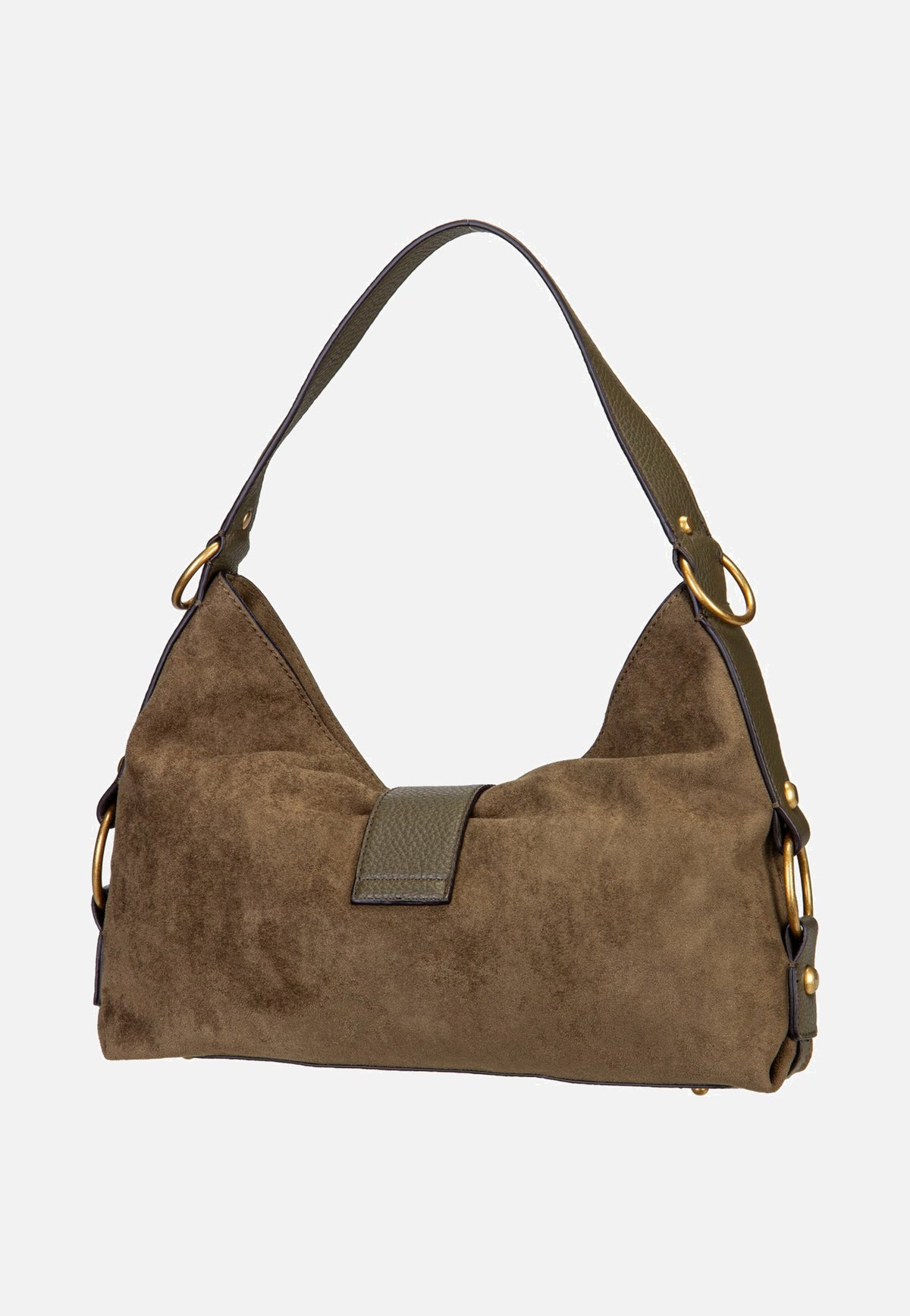 Guess Camden Shoulder Suede 8180 Olive Borsa a tracolla