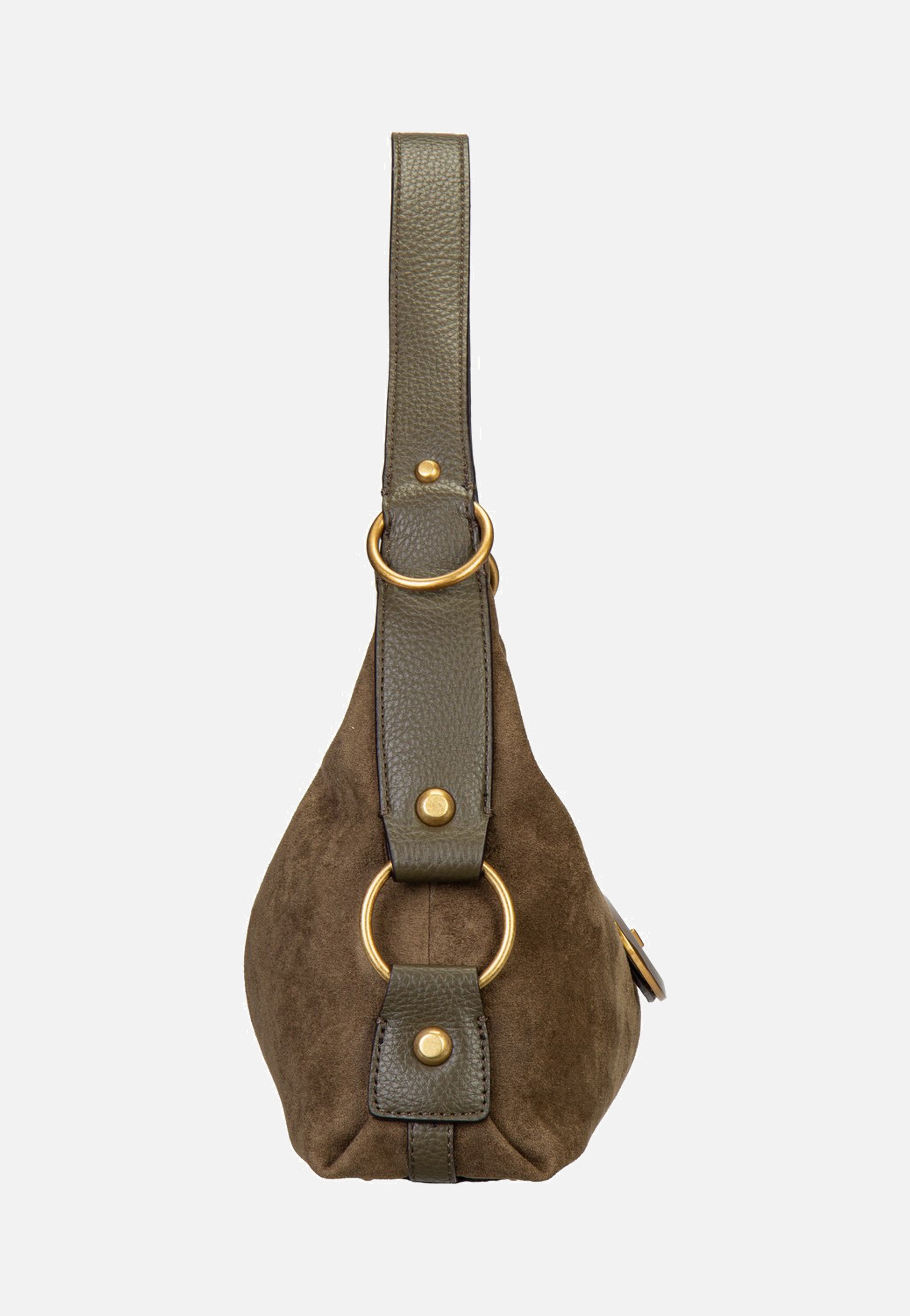 Guess Camden Shoulder Suede 8180 Olive Borsa a tracolla