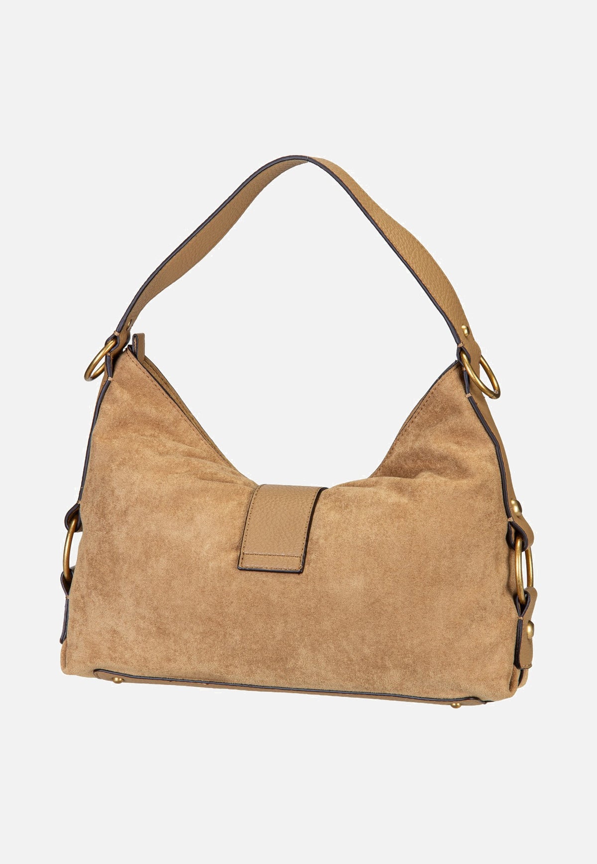 Guess Camden Shoulder Suede 8180 Tan Bolso de hombro