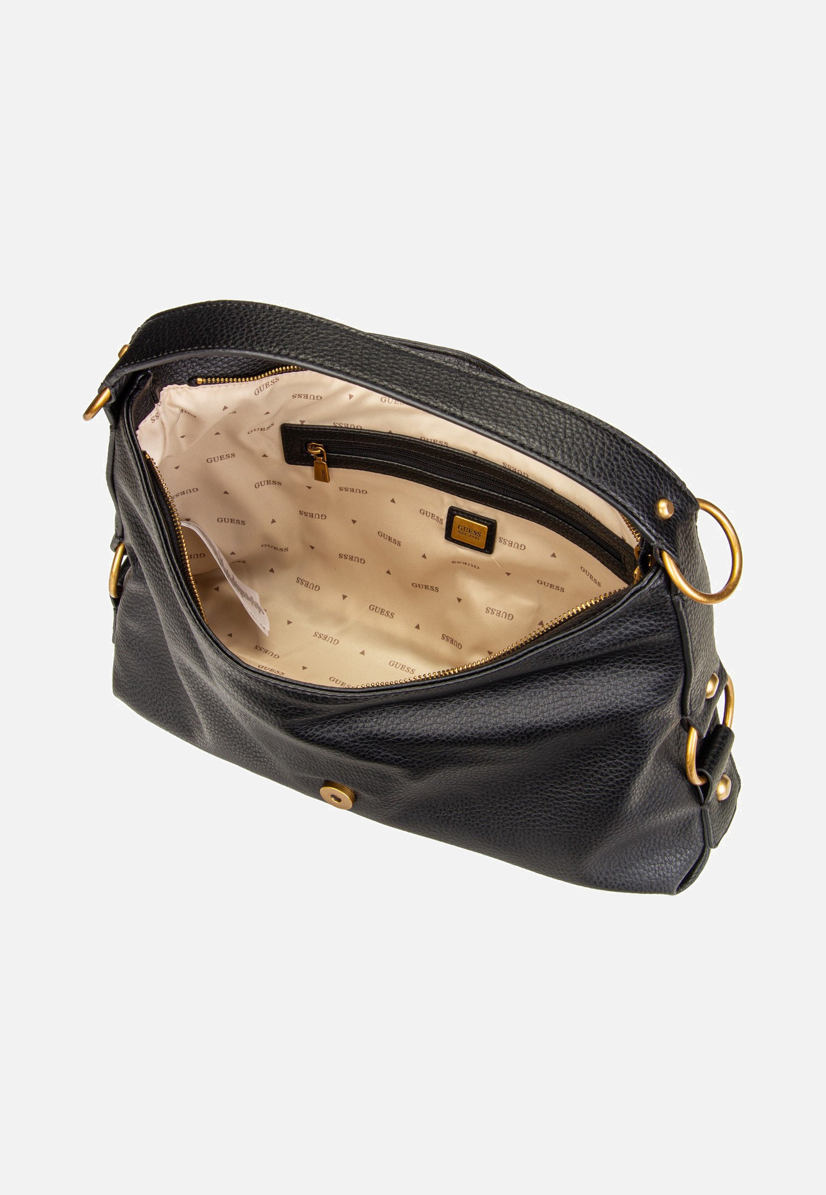 Guess Camden Shoulder Black Shoulder Bag