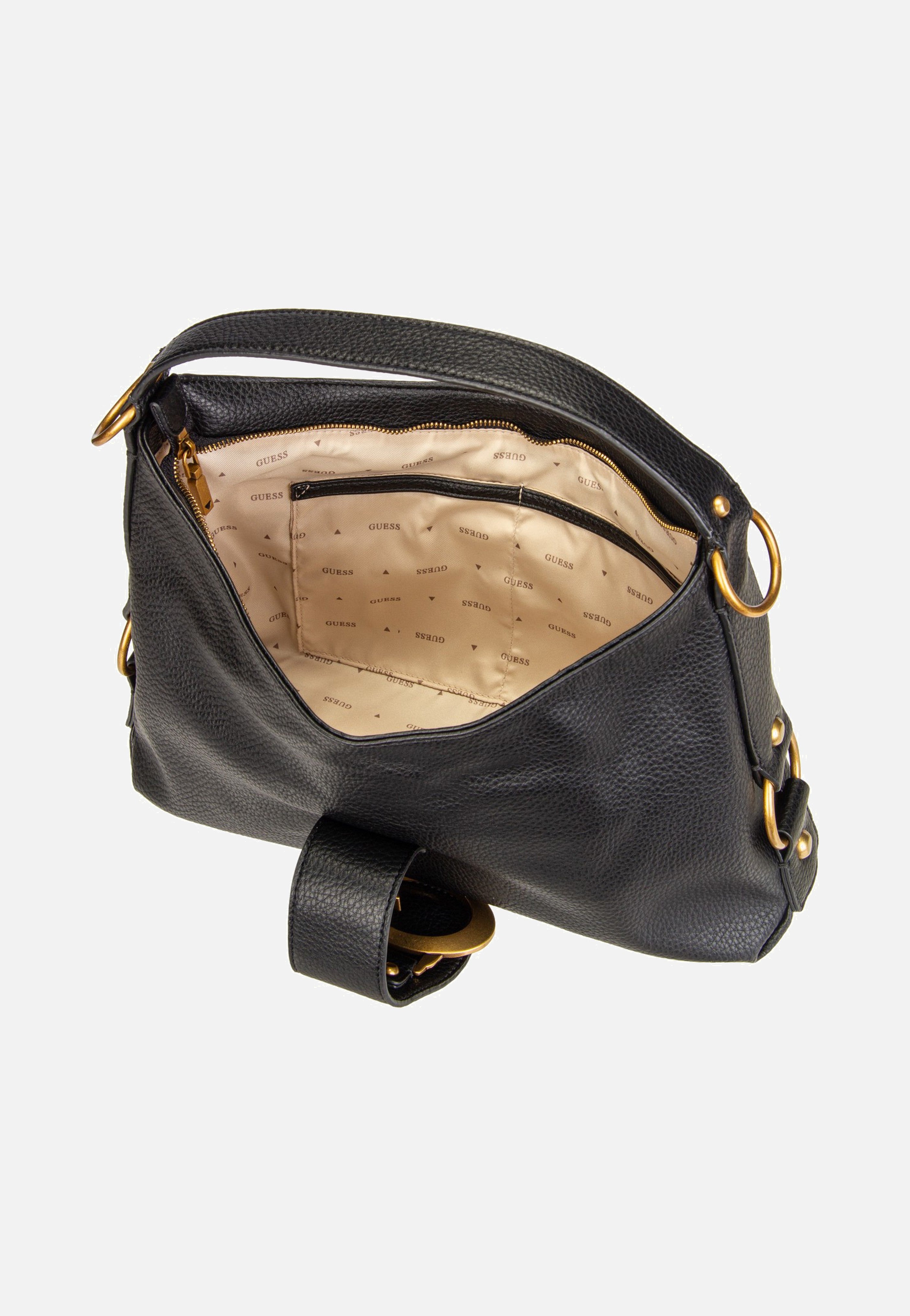 Guess Camden Shoulder Black Shoulder Bag