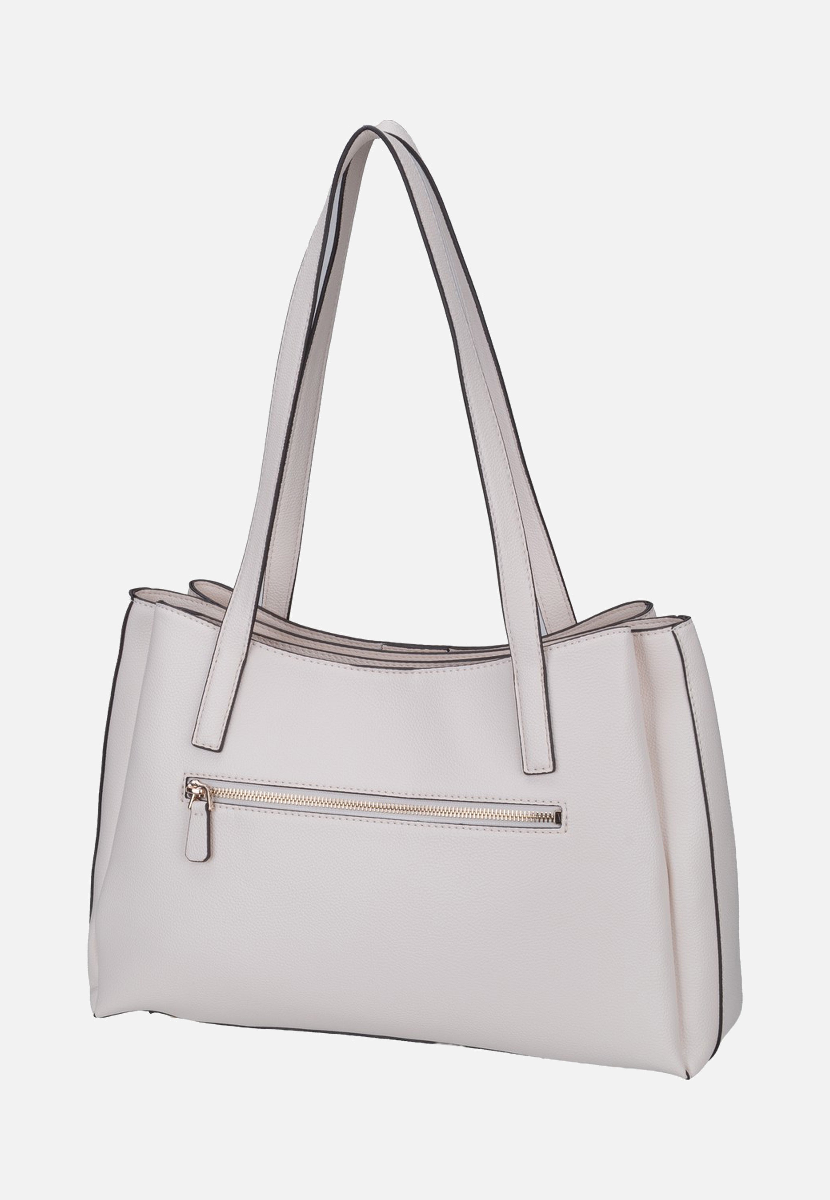 Guess Camelia 3 Comp 42230 Off White Tote Bag