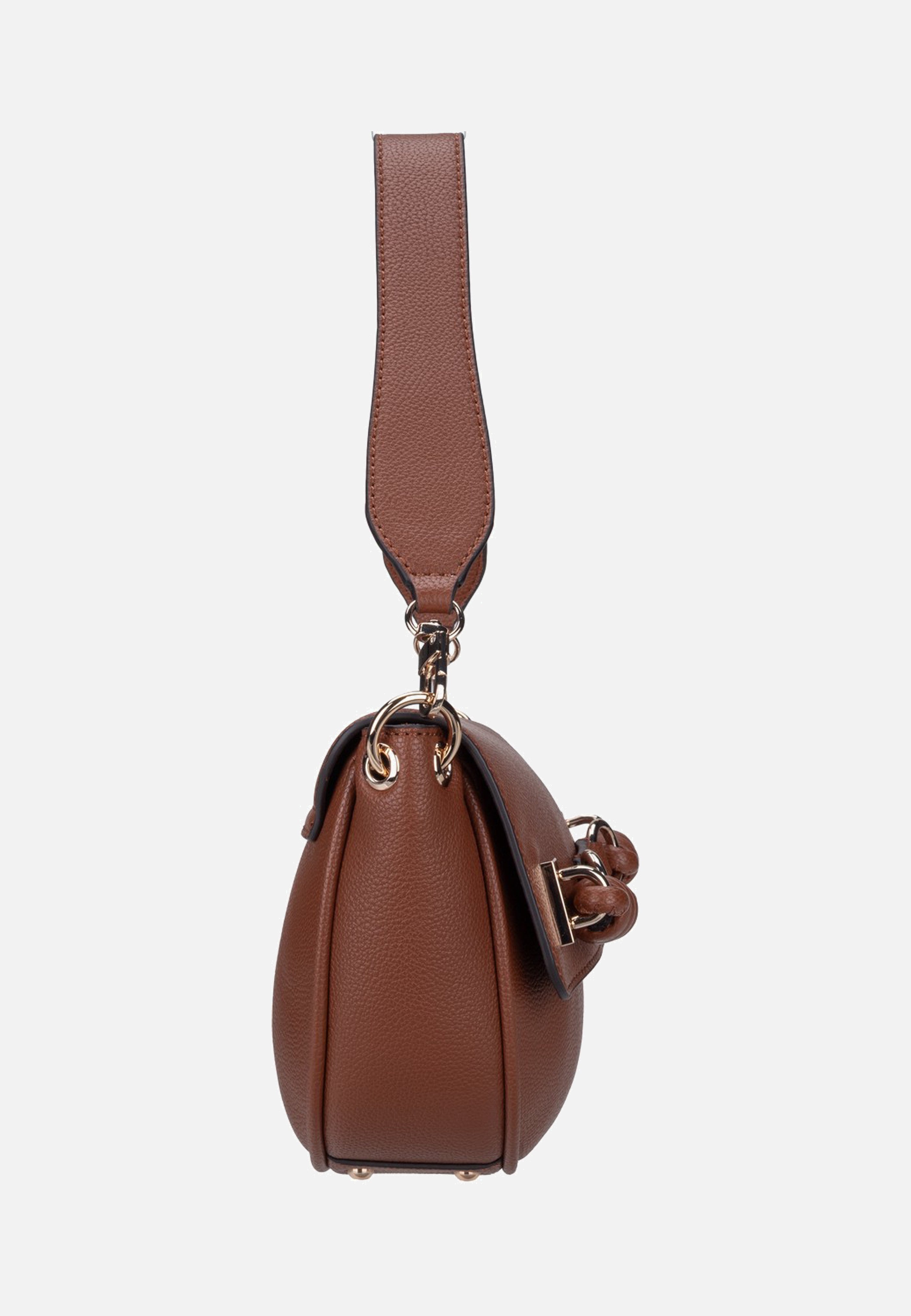 Guess Camelia Flap 42190 Cognac Shoulder Bag