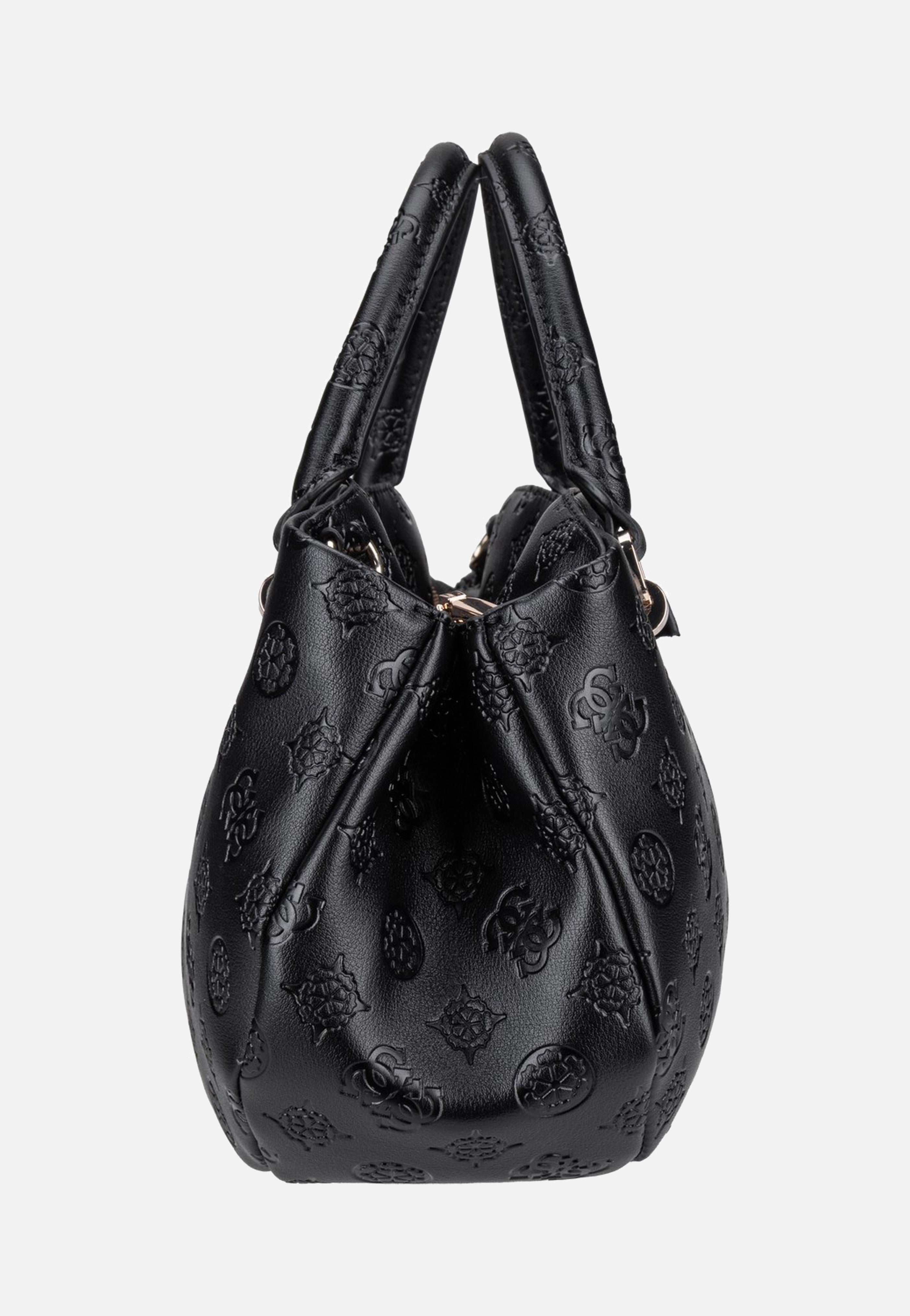Guess Carmella 3 Comp 25050 Black Logo Handle Bag