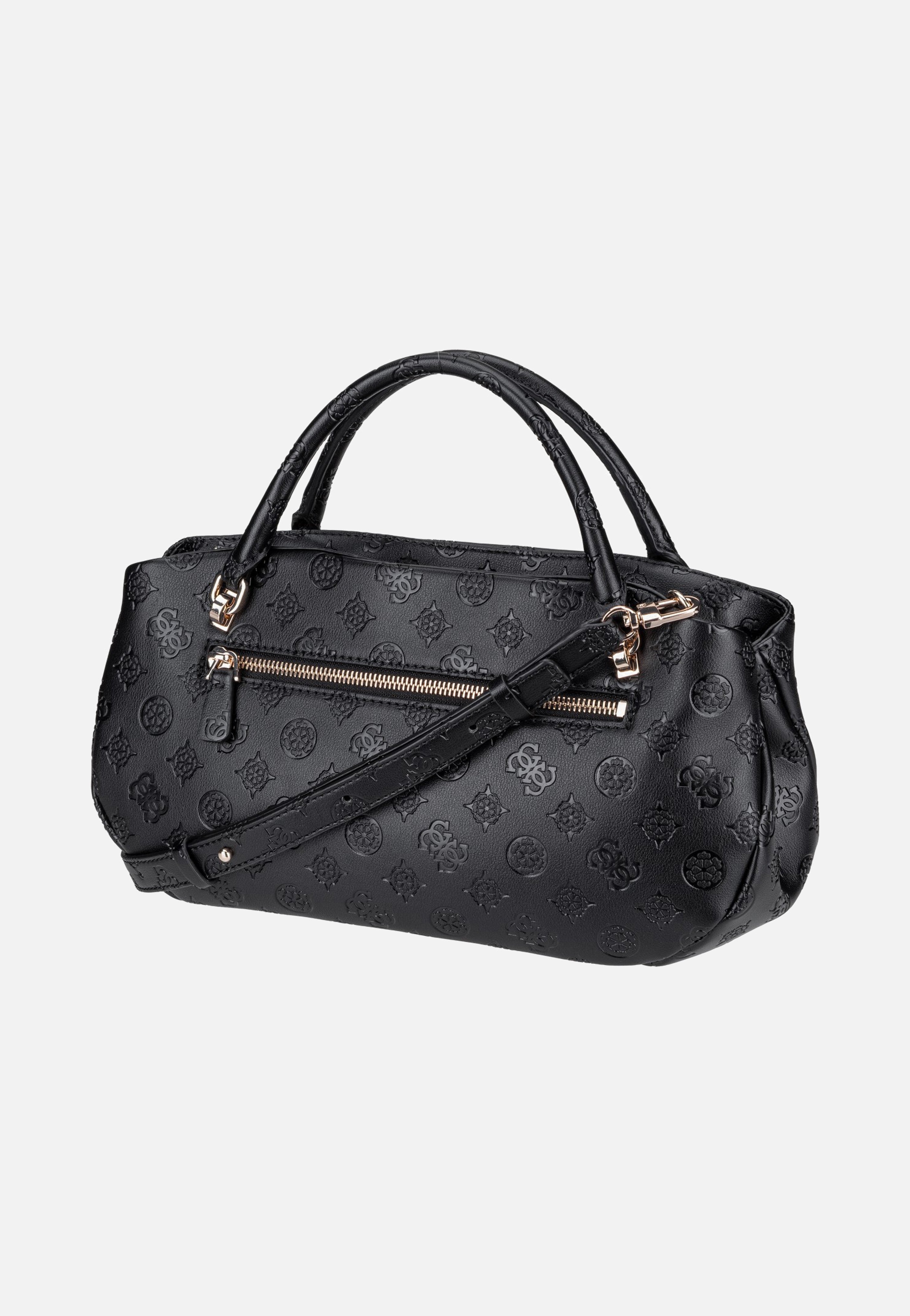 Guess Carmella 3 Comp 25050 Black Logo Handle Bag